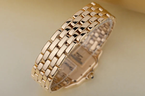 Cartier Panthere Watch In 18k Yellow Gold