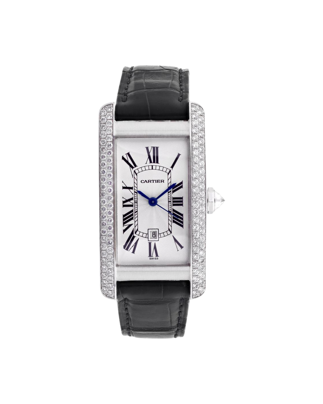 Cartier Tank Américaine white gold and diamonds