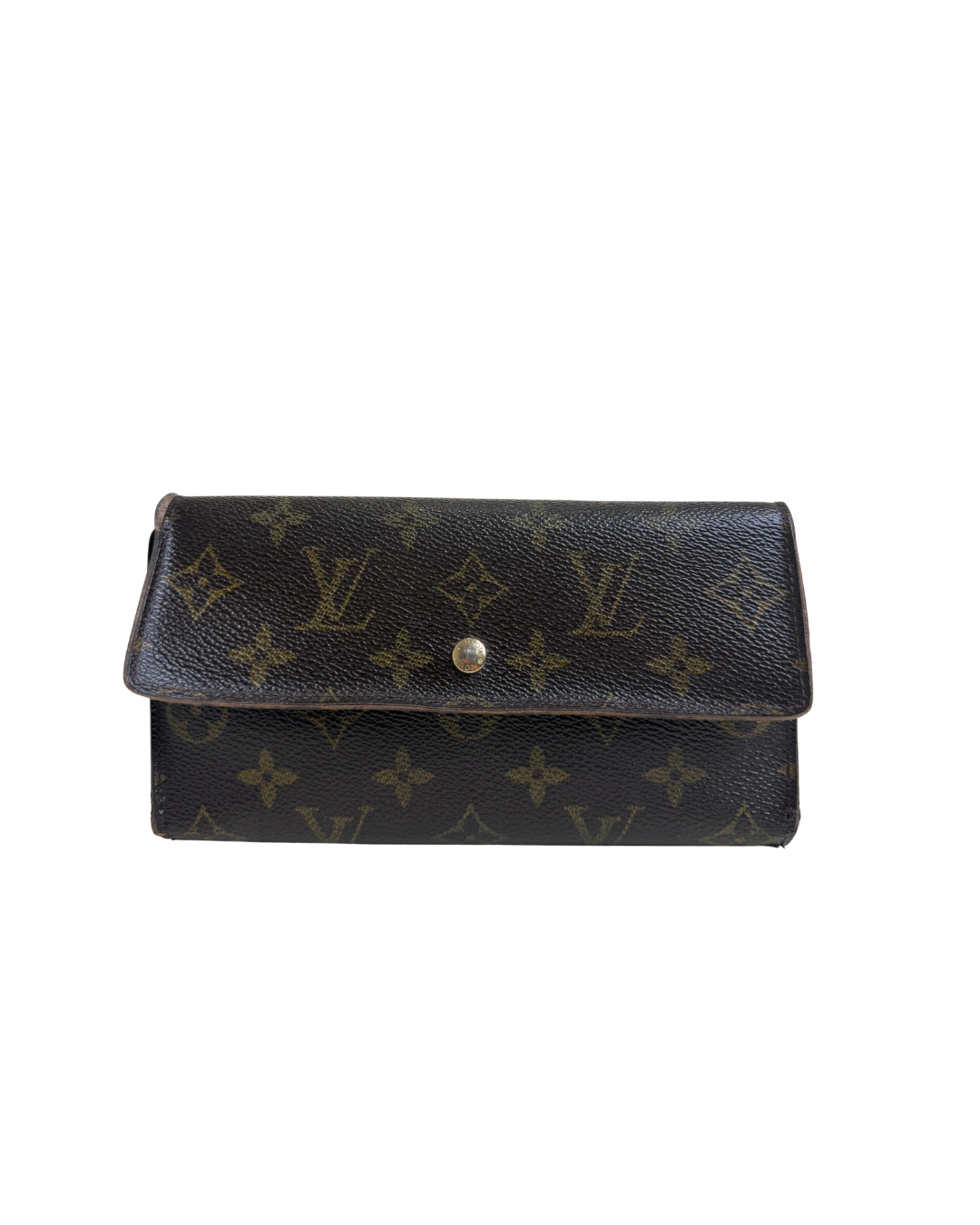 VINTAGE LOUIS VUITTON MONOGRAM WALLET IN BROWN