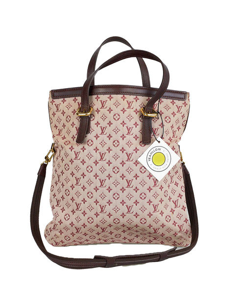 Louis Vuitton Bordeaux Monogram Mini Lin Idylle Neverfull MM Tote Bag