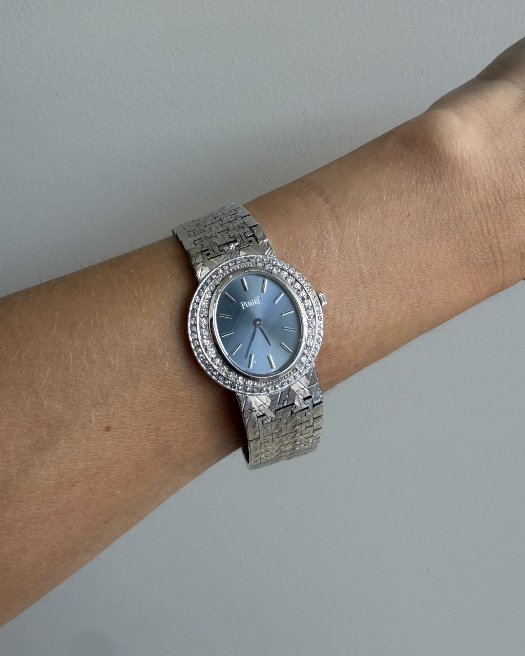 Piaget White Gold and Diamond Watch 1970's