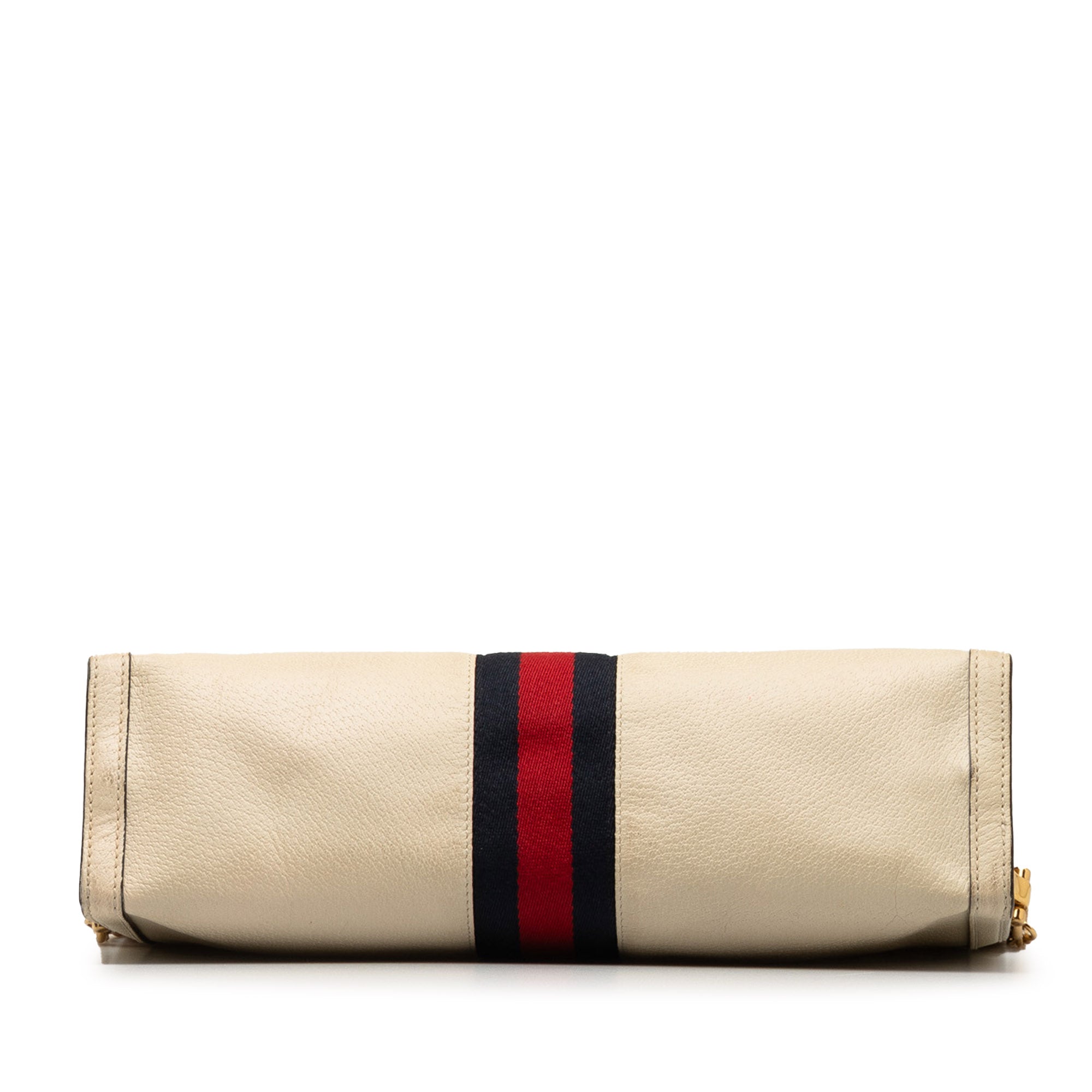 Gucci Leather Ophidia Chain Crossbody In White