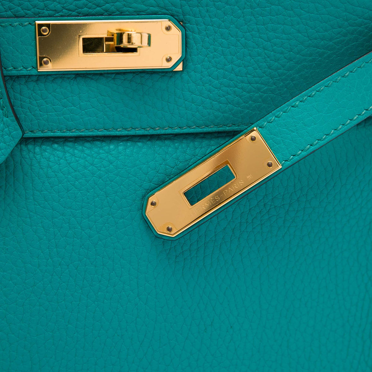 Hermès Clemence Kelly II Retourne 28 Blue