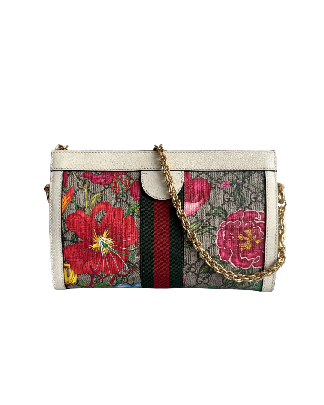 Gucci Ophidia Chain Shoulder Bag Specail Edition Floral