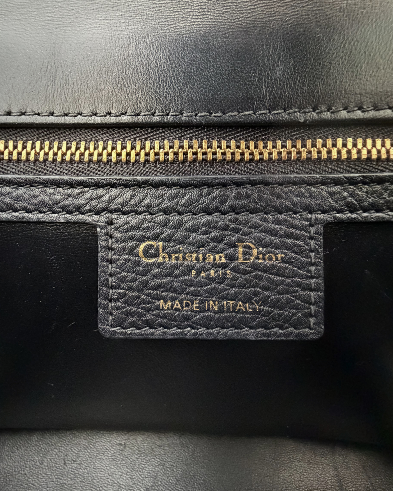 DIOR MEDIUM CARO BAG CANNAGE CALFSKIN IN BLACK