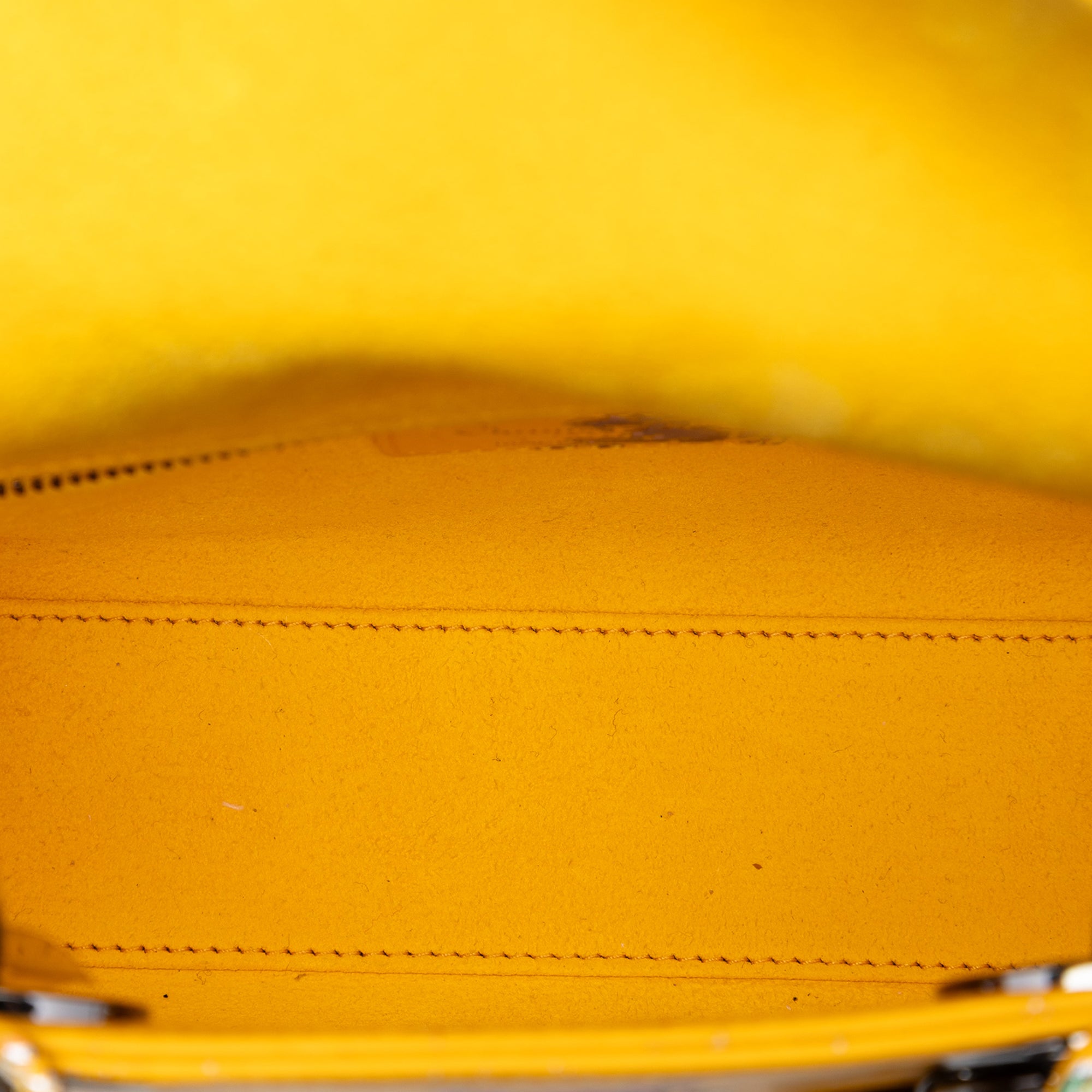 Dior Small Calfskin Pixel Zodiac Lady Dior Yellow