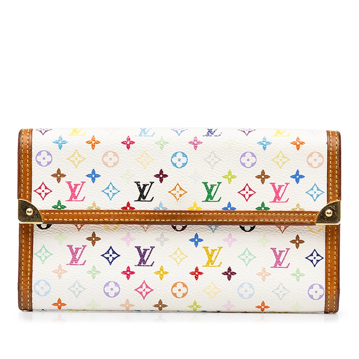 Louis Vuitton Murakami Monogram Multicolore Porte Tresor Wallet