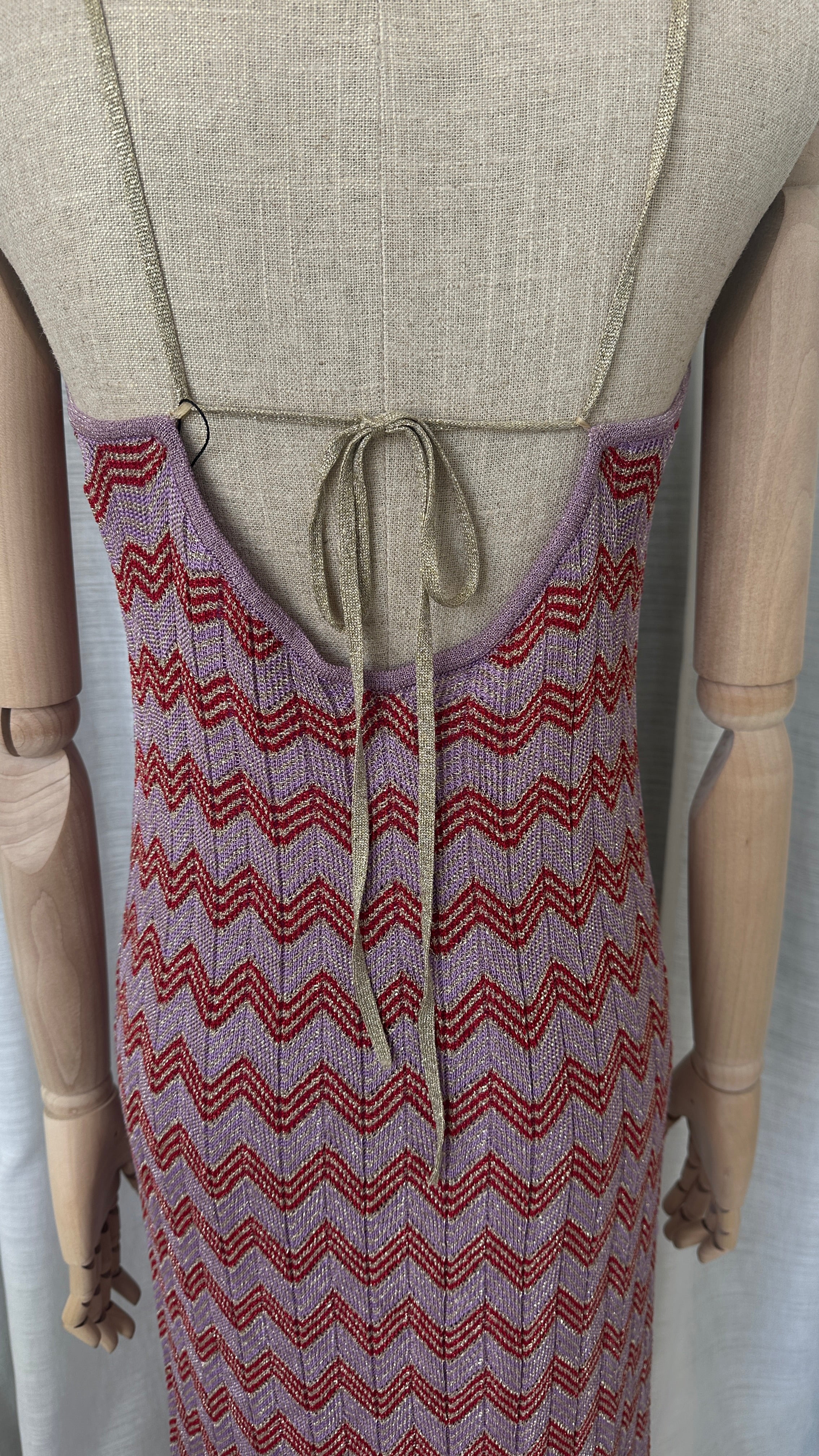MISSONI LONG DRESS IN LILAC