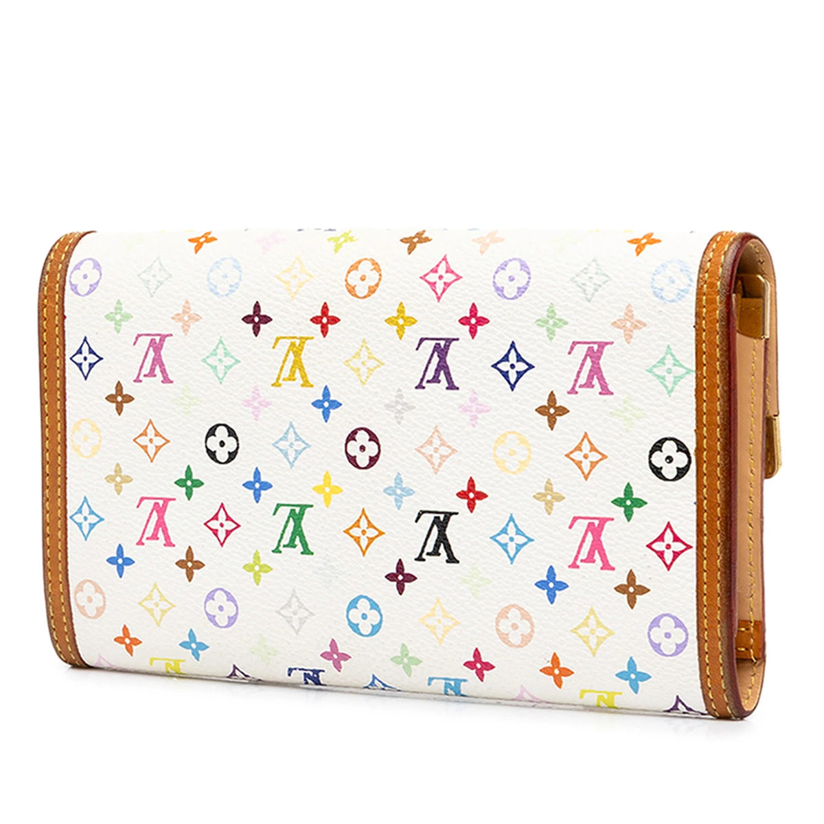 Louis Vuitton Murakami Monogram Multicolore Porte Tresor Wallet