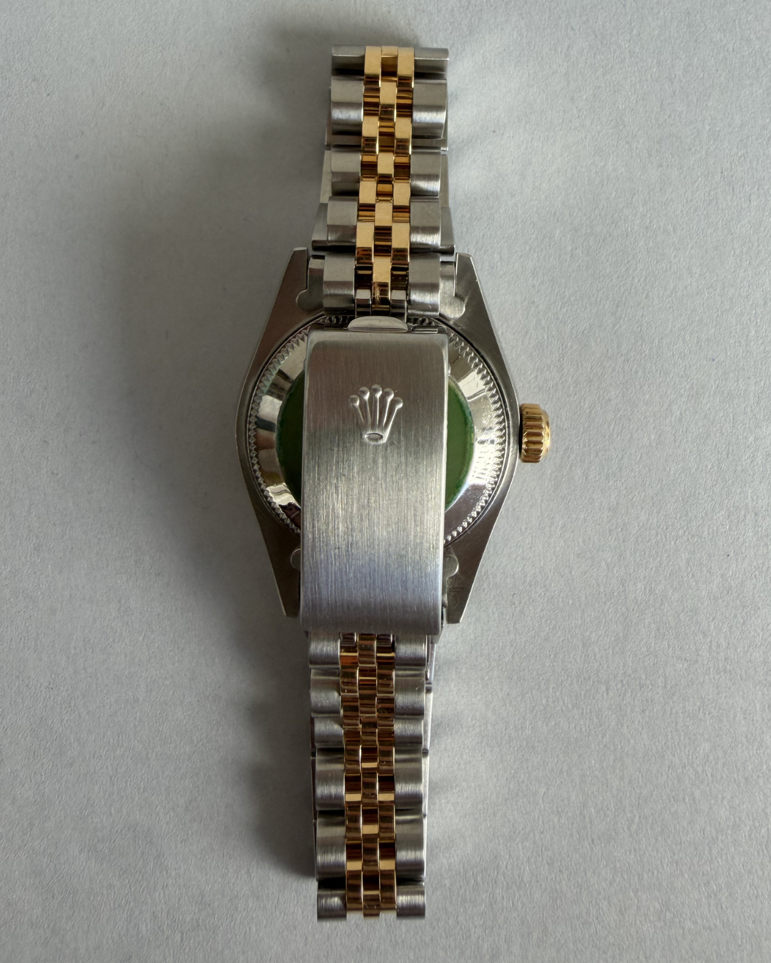 ROLEX LADY DATEJUST 26MM IN STEEL AND GOLD WITH CHAMPAGNE DIAL AND DIAMONDS