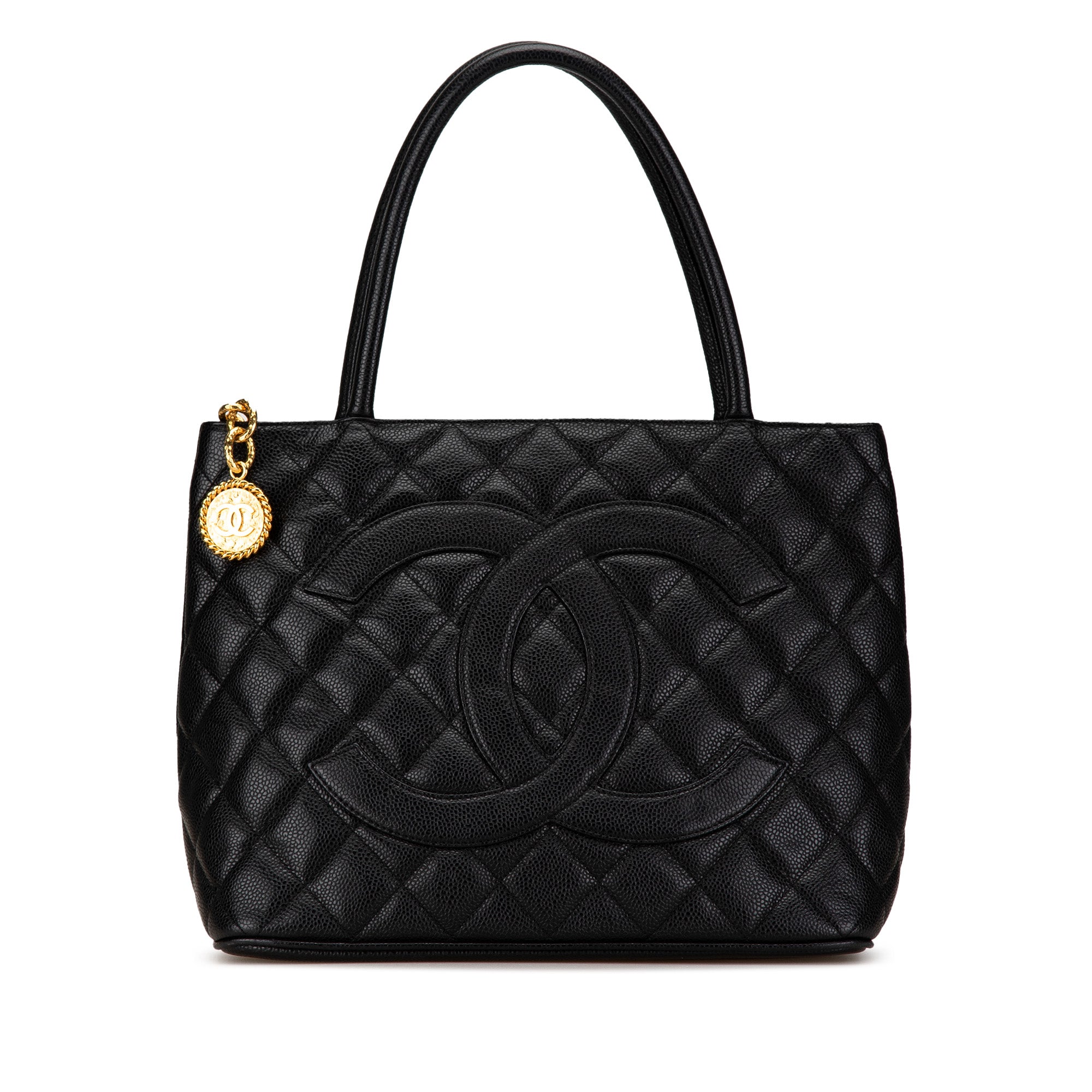 Chanel Caviar Medallion Tote Bag