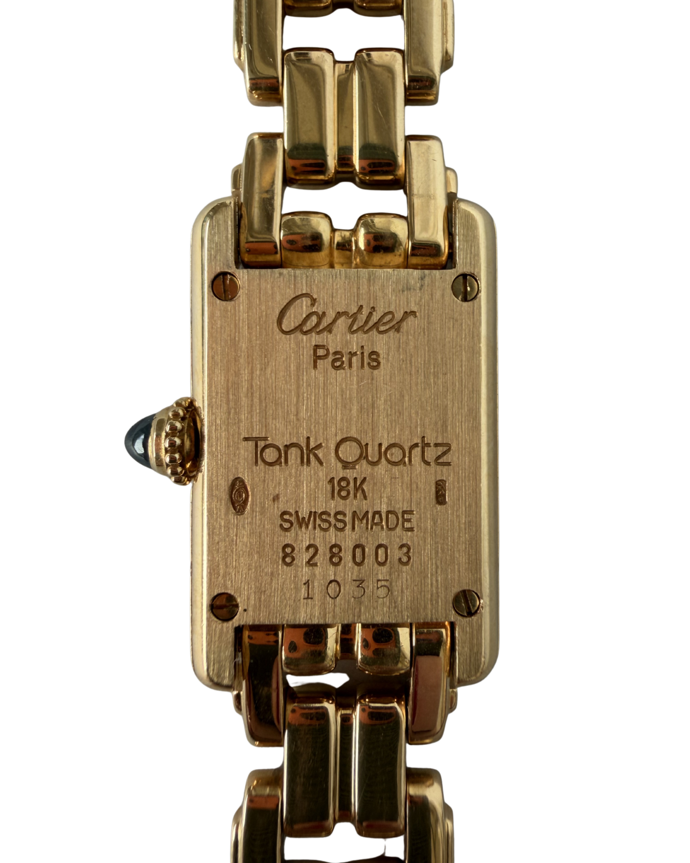 CARTIER VINTAGE TANK LOUIS MINI IN GOLD 18K