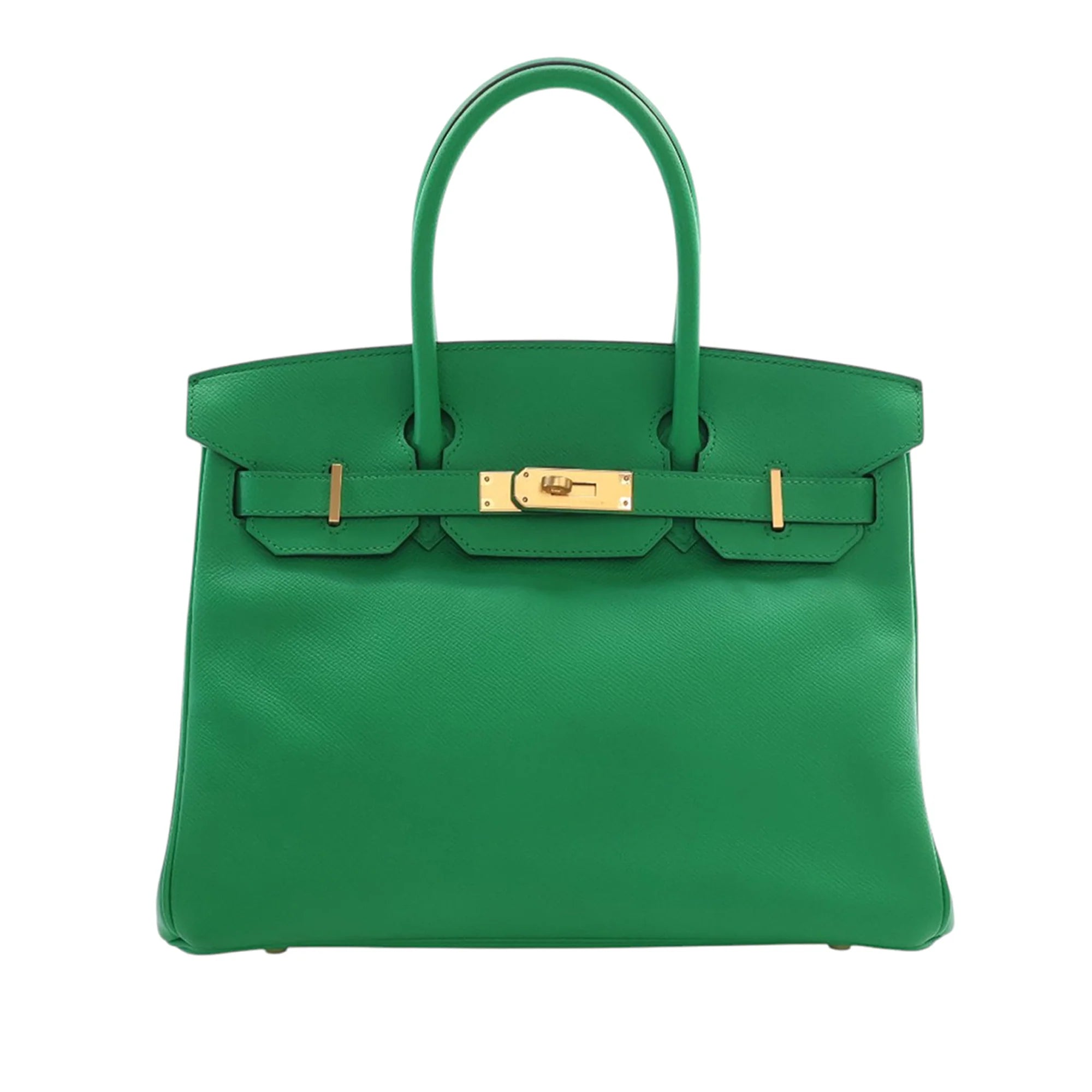 Hermès Birkin 30 Retourne Epsom In Green