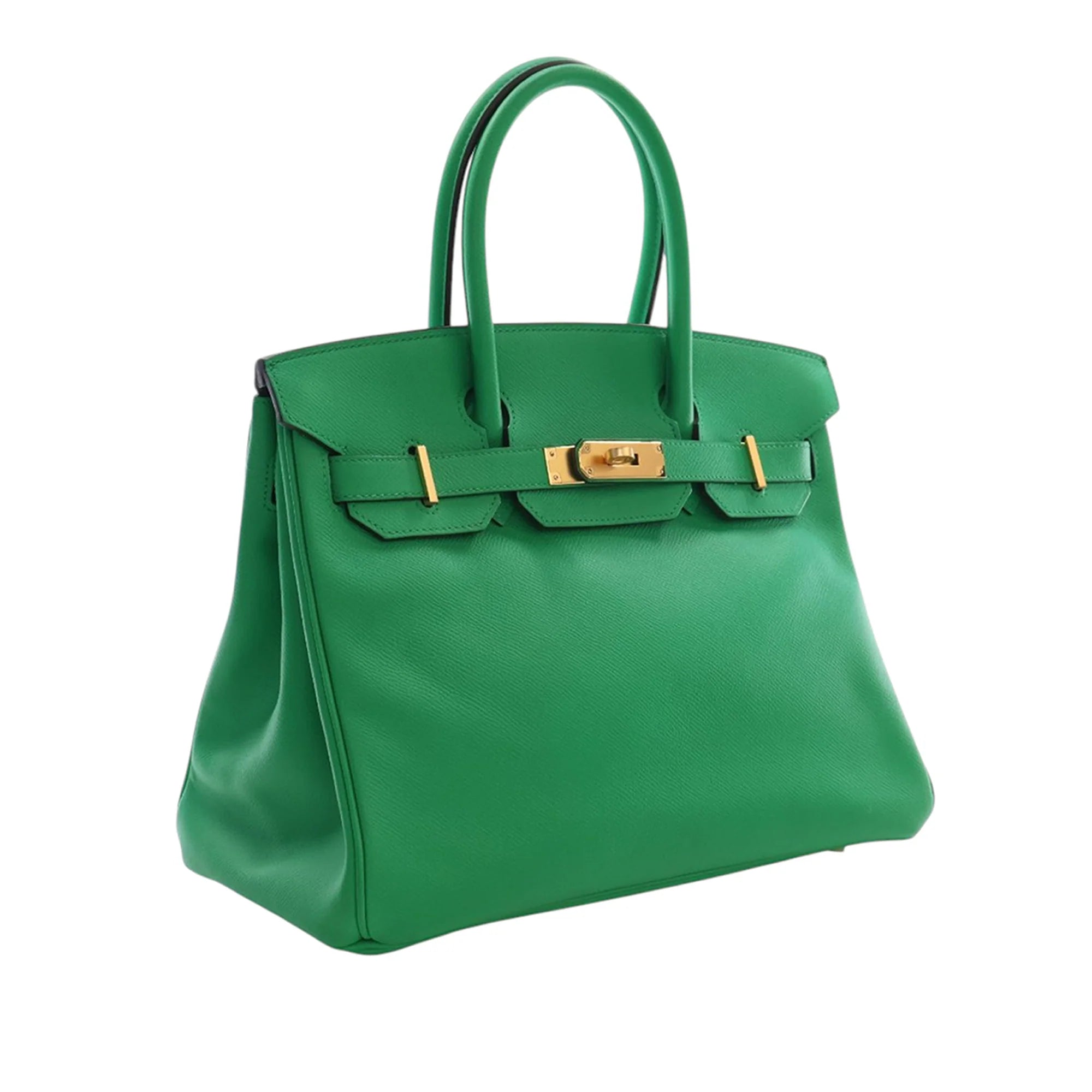 Hermès Birkin 30 Retourne Epsom In Green
