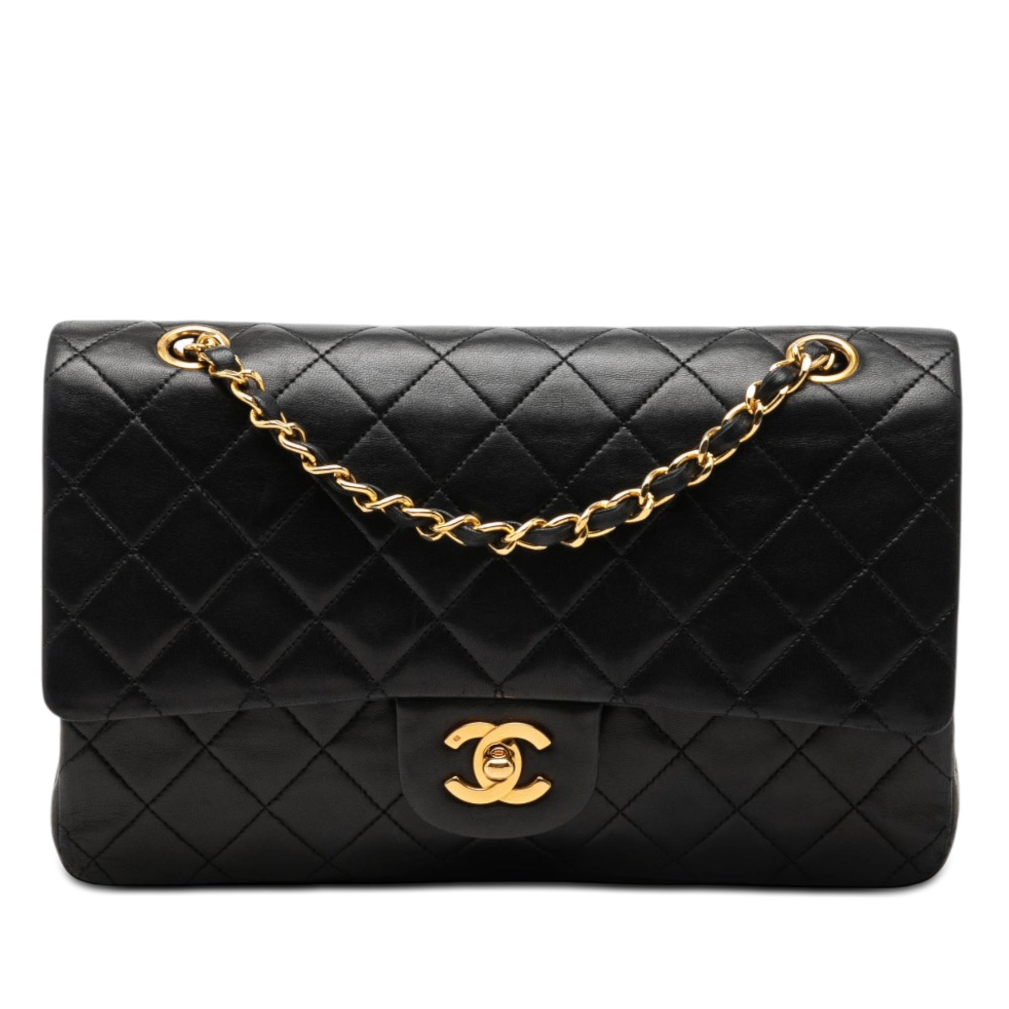 Chanel Medium Classic Lambskin Double Flap Black
