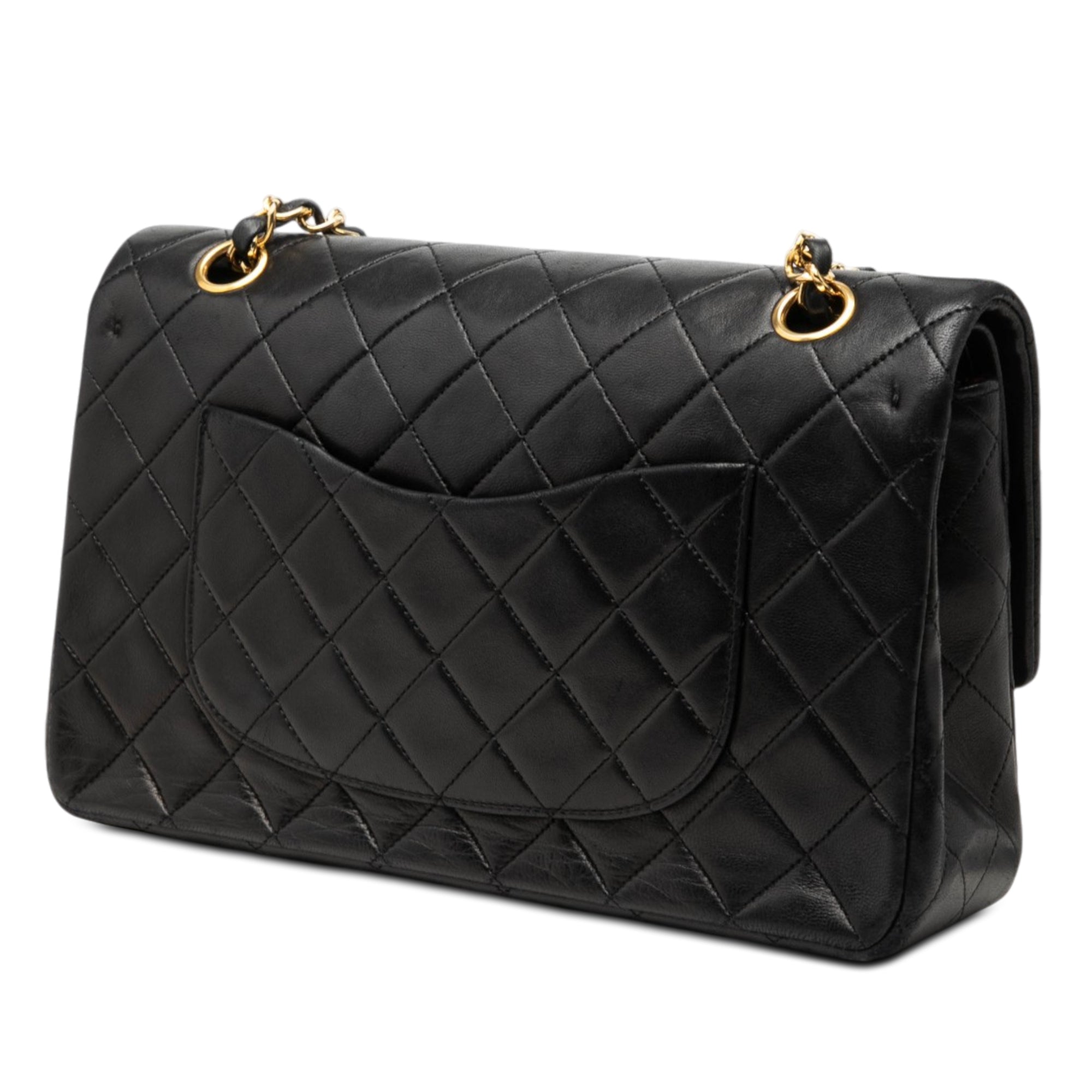 Chanel Medium Classic Lambskin Double Flap Black