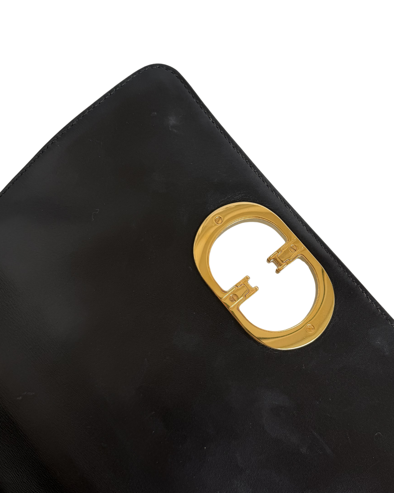 DIOR MEDIUM CARO BAG CANNAGE CALFSKIN IN BLACK