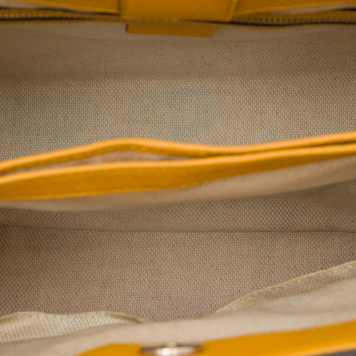 Gucci GG Canvas Bamboo Diana Top Handle Tote Monogram and Yellow