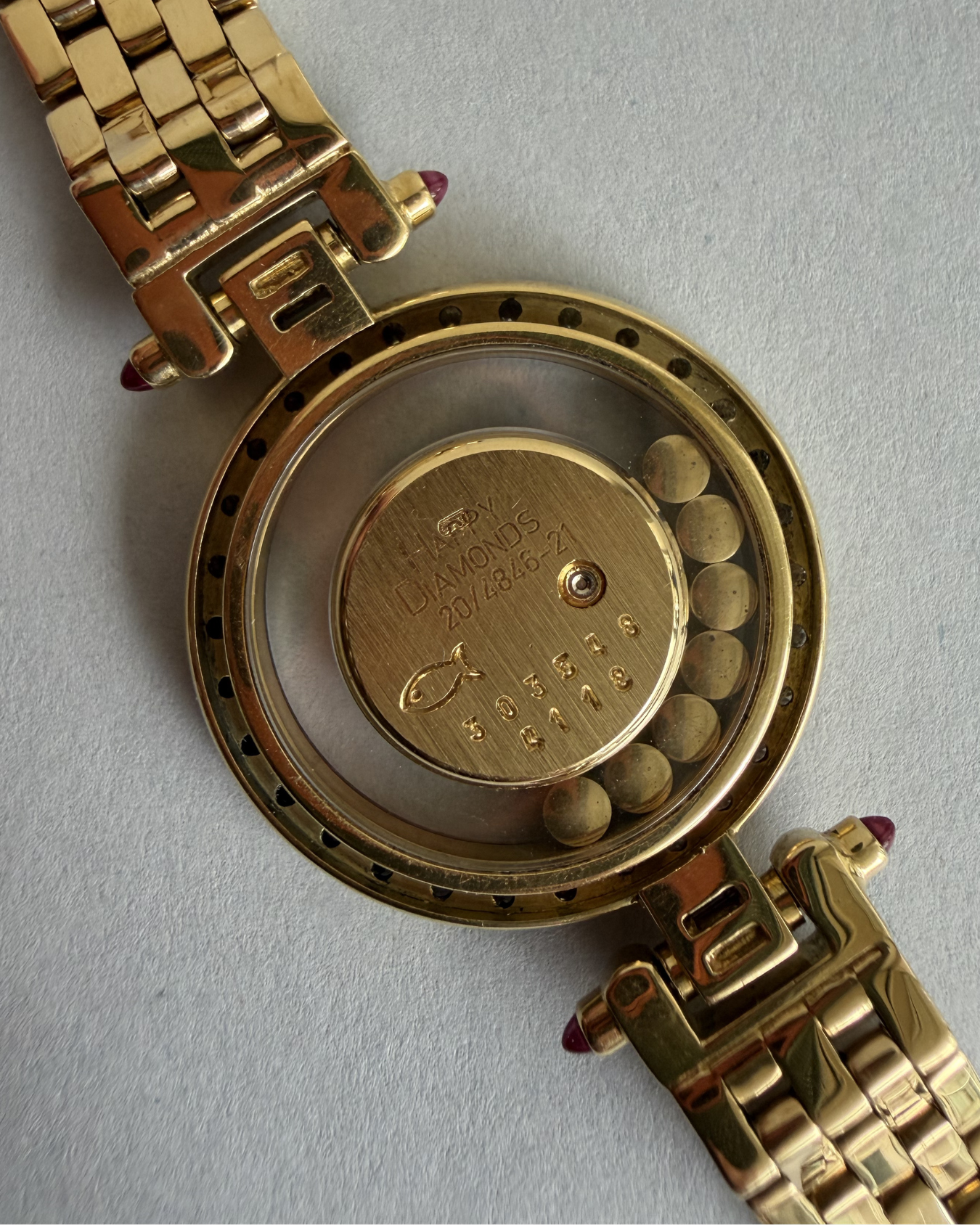 CHOPARD HAPPY DIAMONDS WATCH 18K GOLD