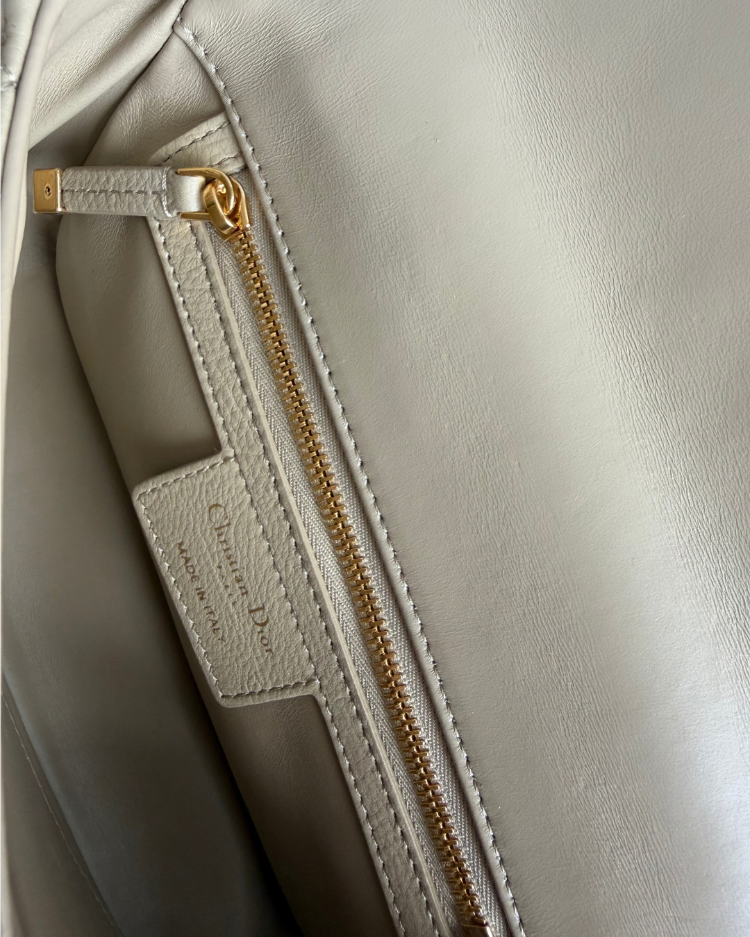 Dior small Caro Bag in Beige