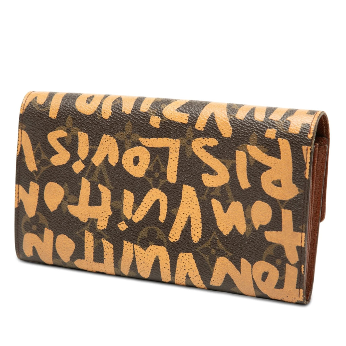 Stephen Sprouse Monogram Graffiti Porte Monnaie Credit Wallet