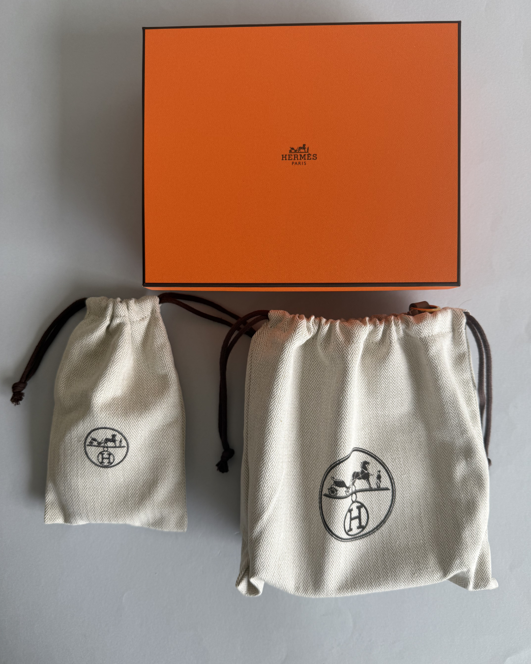 Hermès Mini Evelyne in Camel - New condition