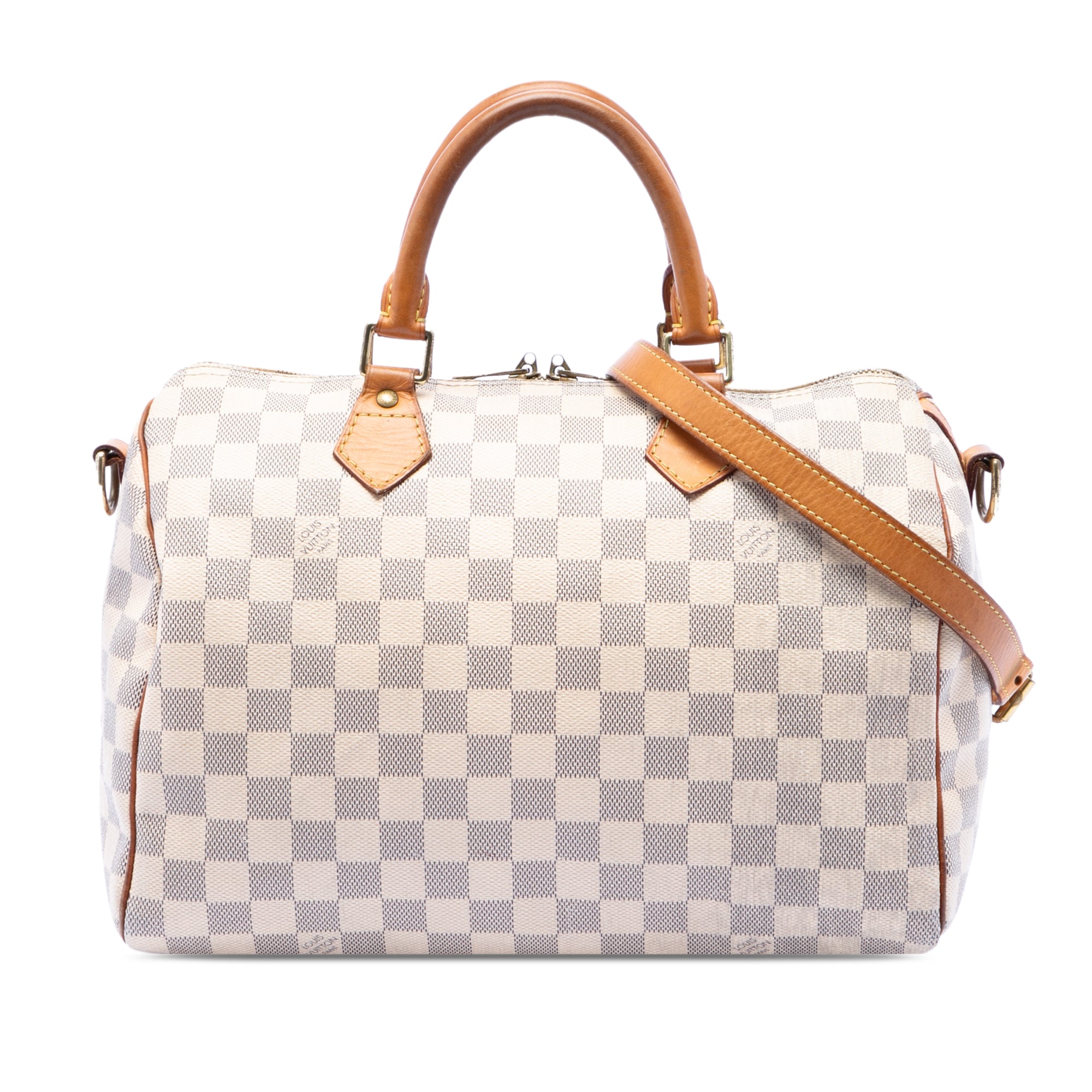 Louis Vuitton Damier Azur Speedy Bandouliere 30 White