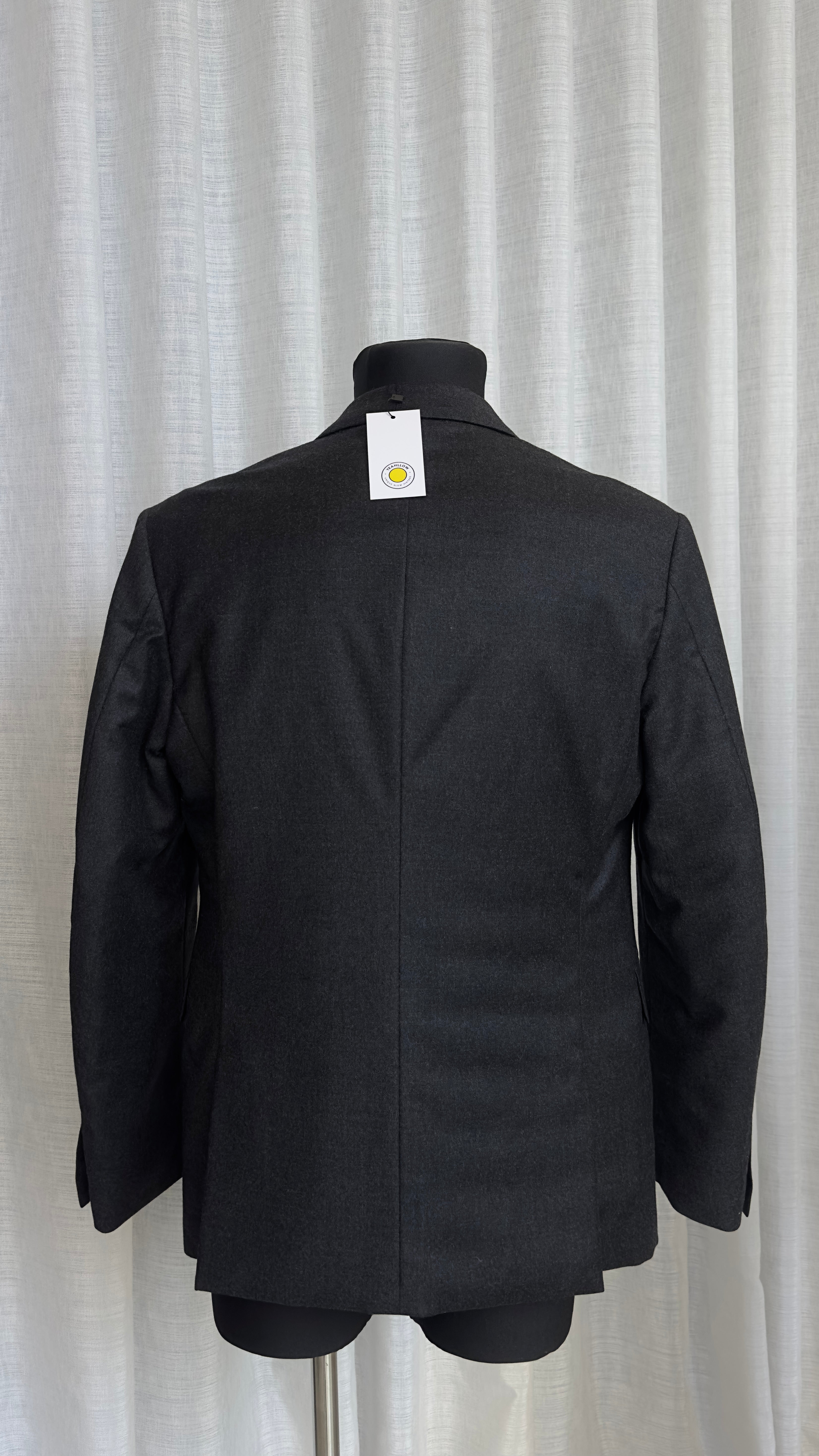 Prada Wool Padded Blazer In Grey