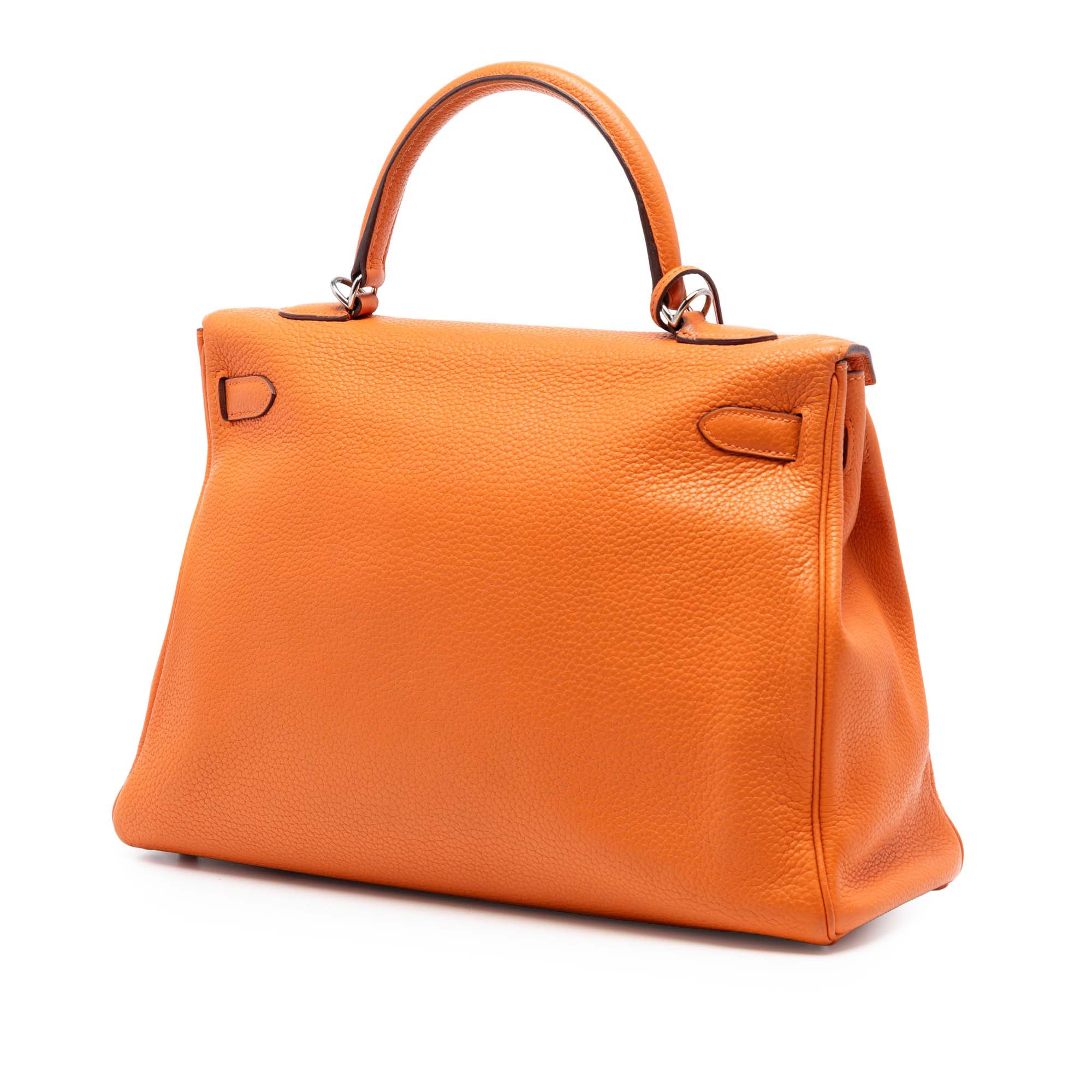 Hermès Togo Kelly II Retourne 35 Orange