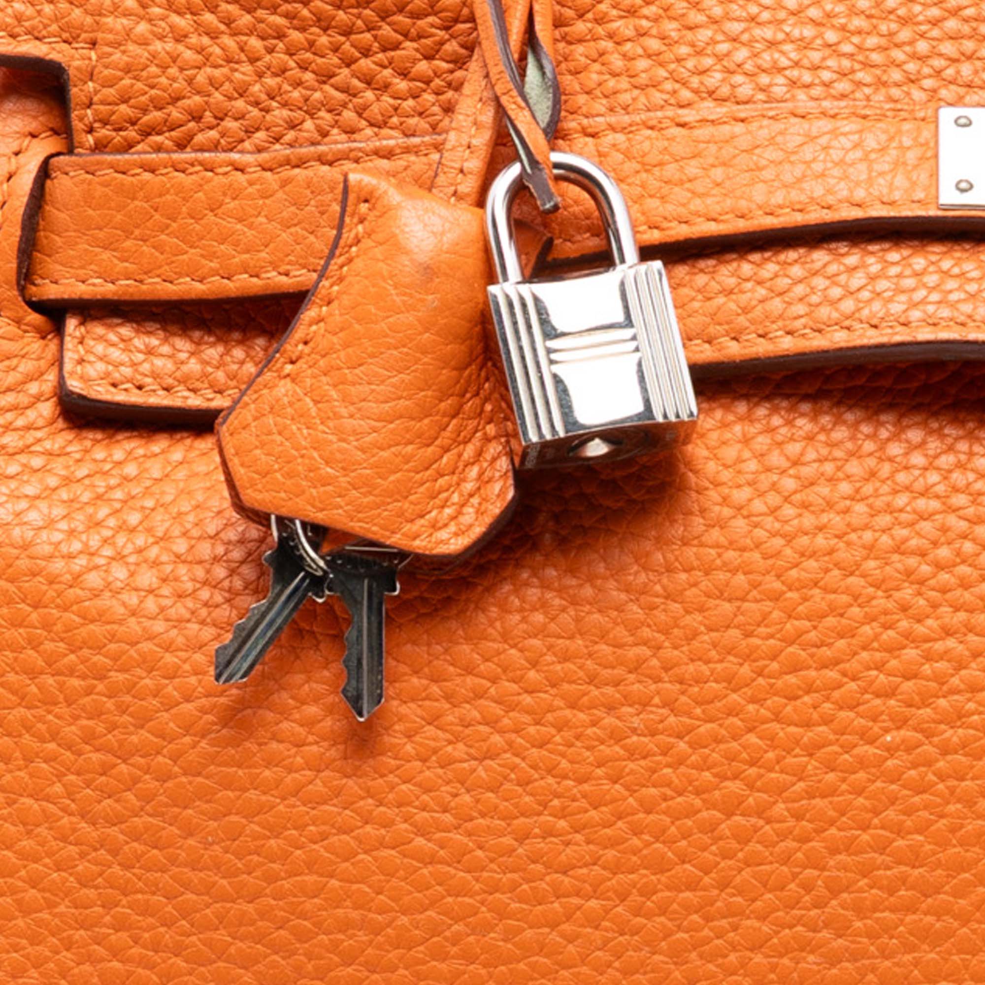 Hermès Togo Kelly II Retourne 35 Orange