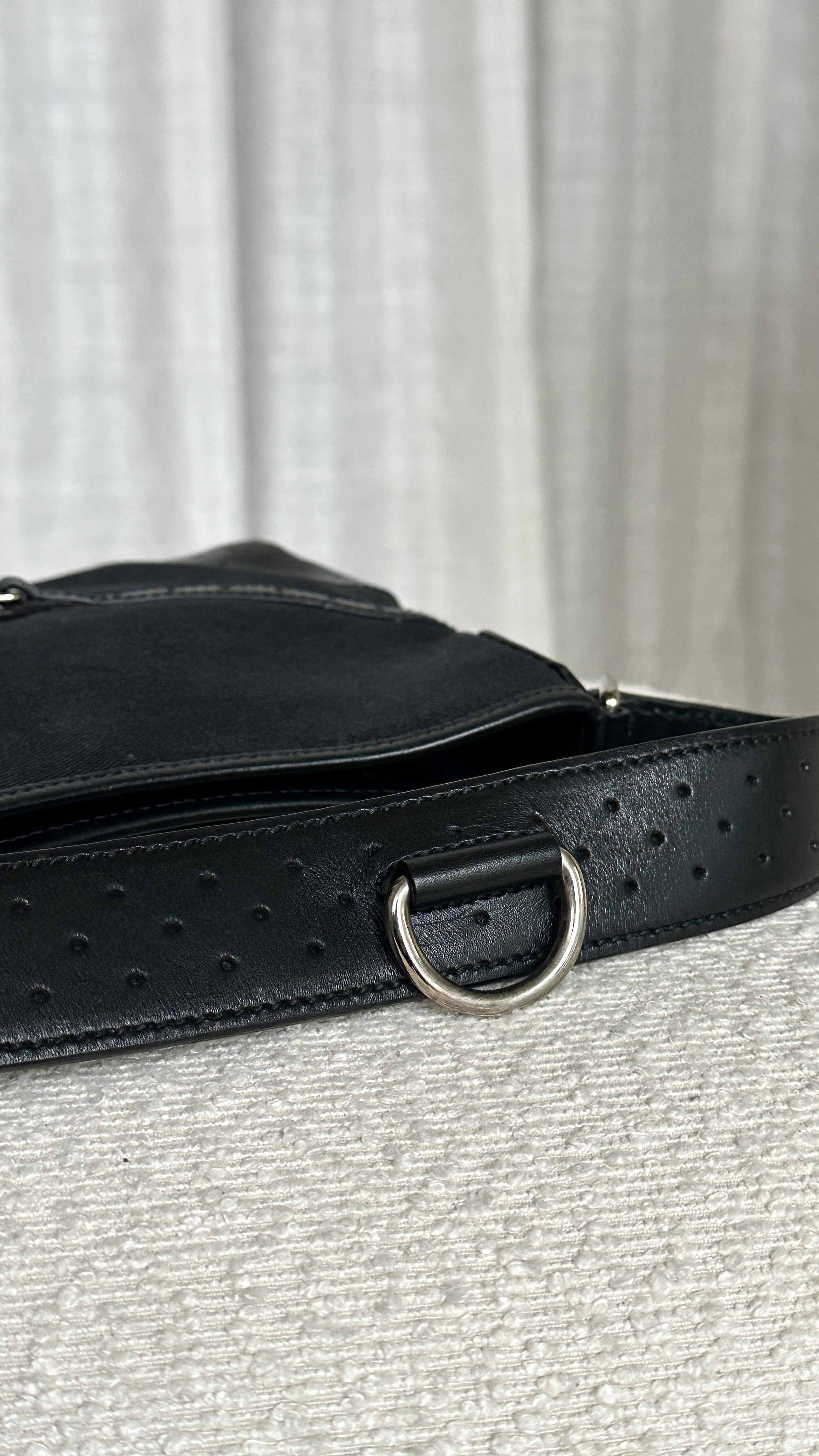 GUCCI REINS CANVAS BAG IN BLACK