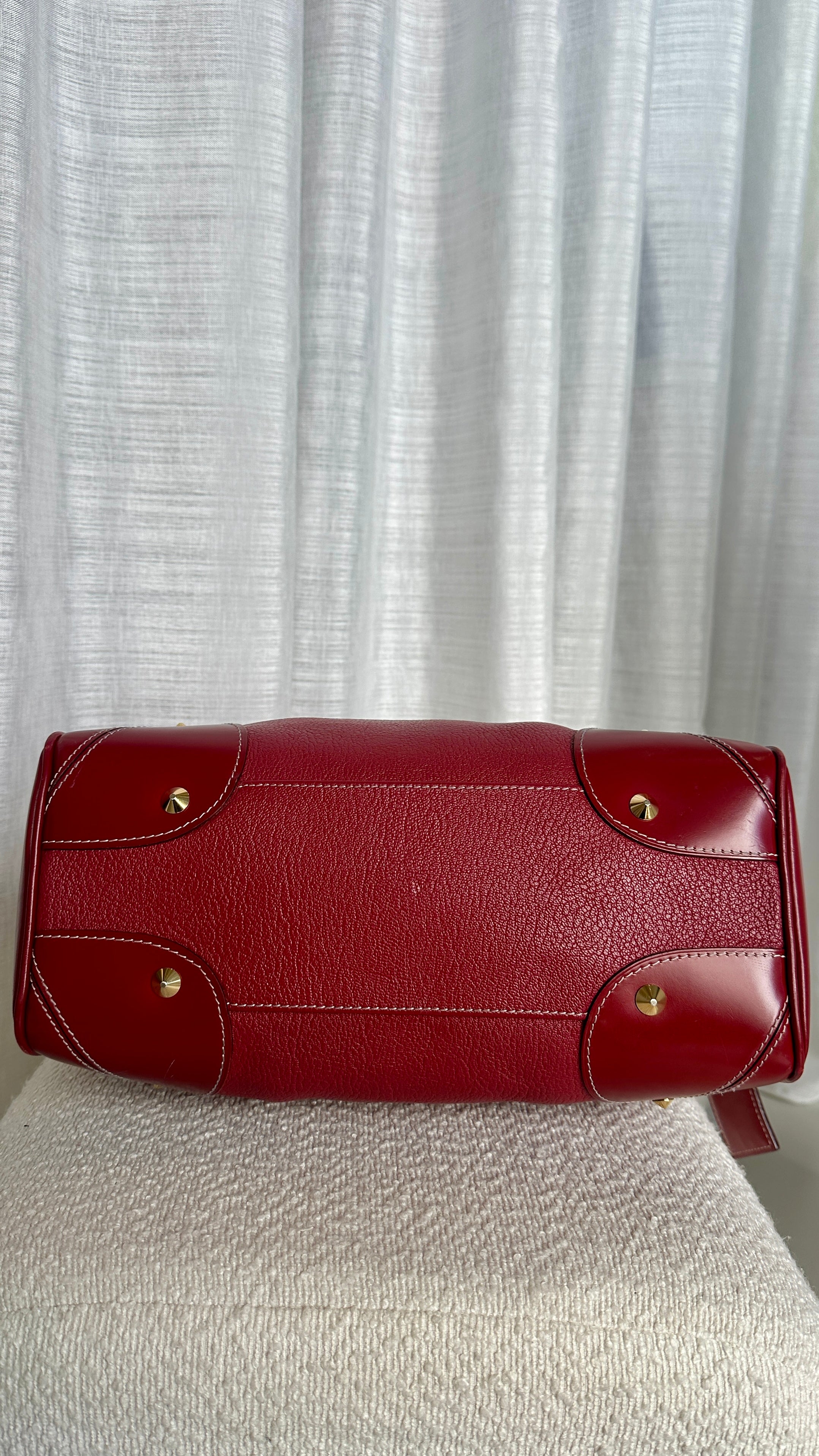 LOUIS VUITTON  SUHALI LE MAJESTUEUX TOTE BAG - IN BORDEAUX