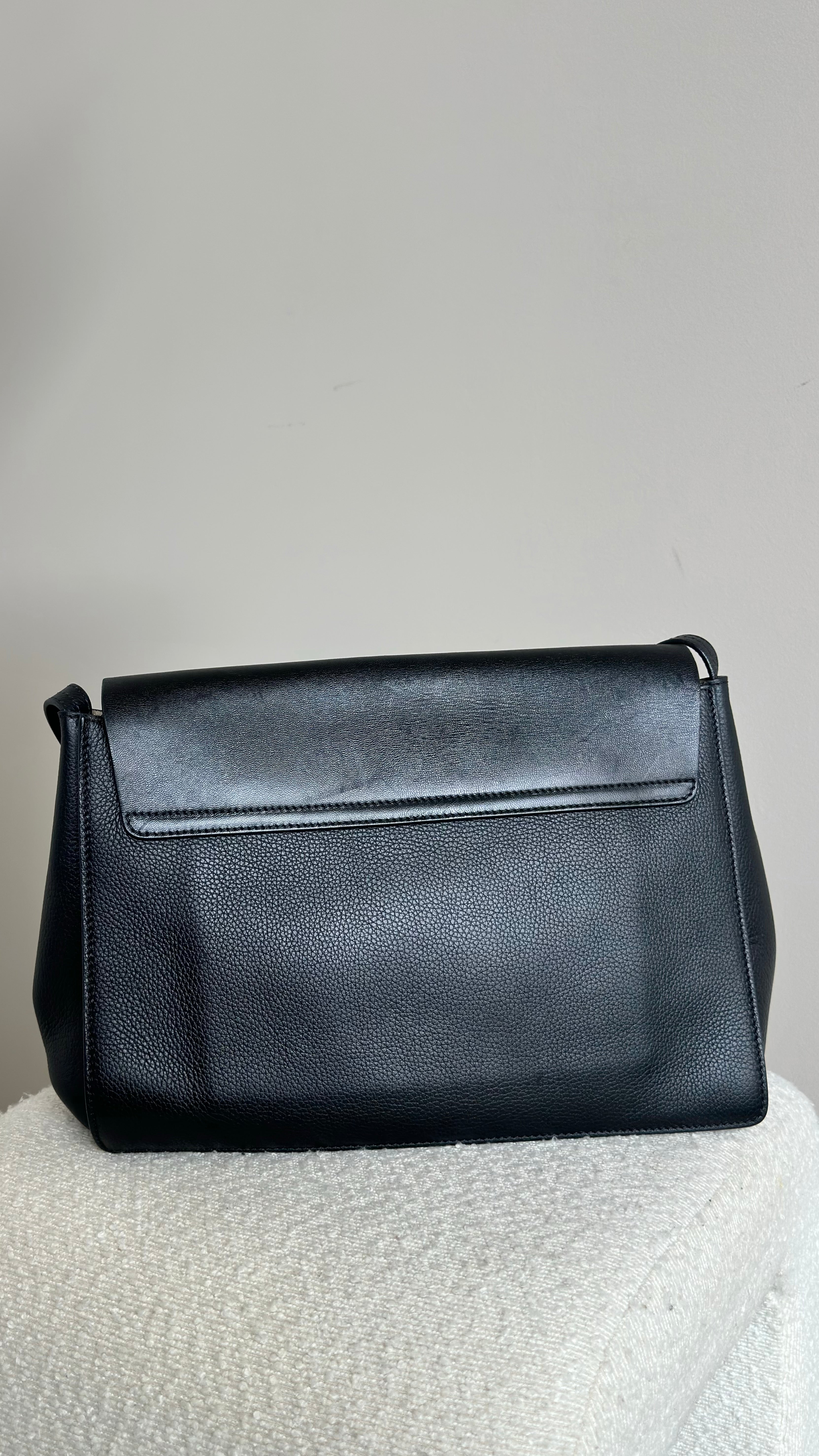 CHLOÉ MEDIUM FAYE LEATHER CROSSBODY BAG IN Black