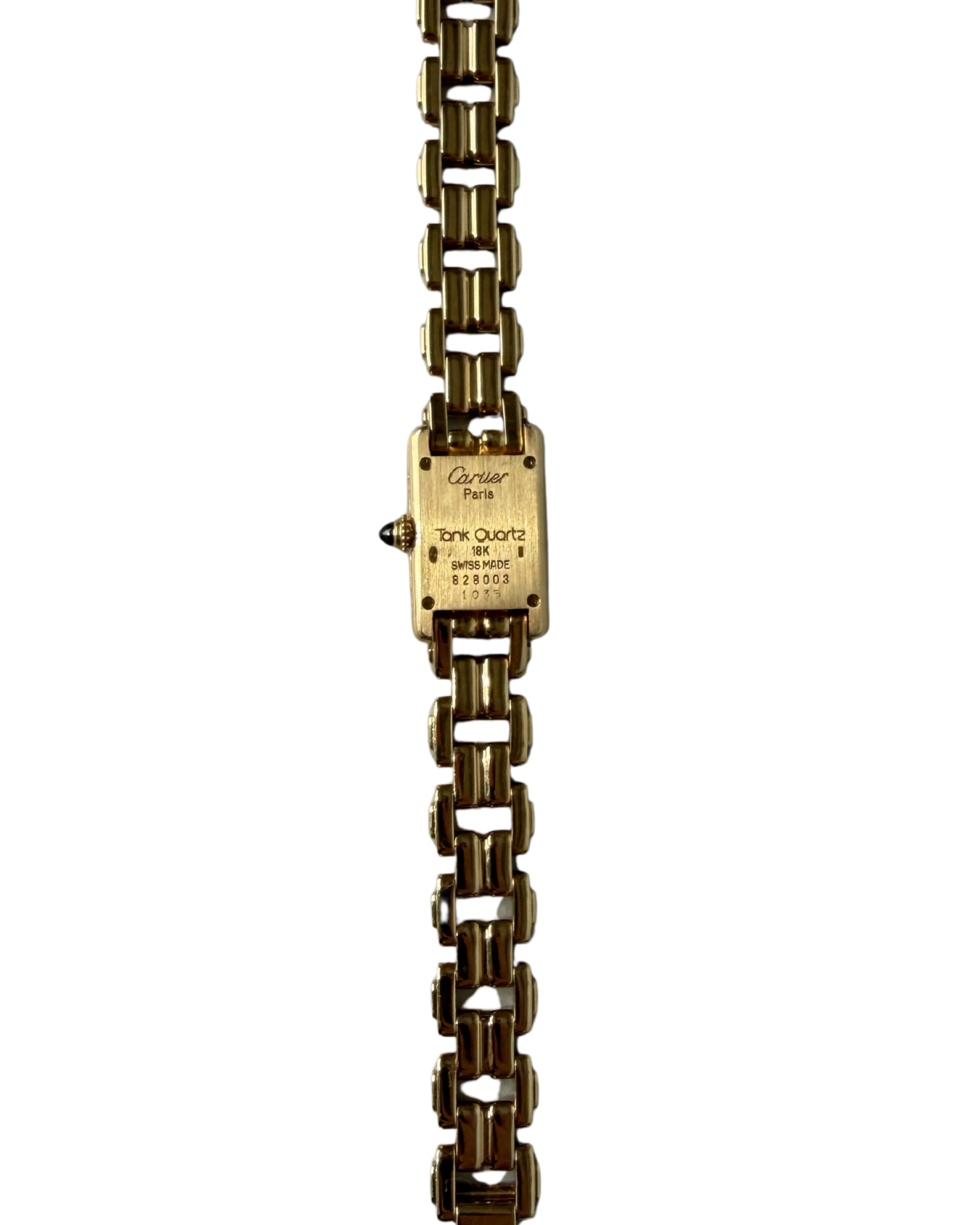 CARTIER VINTAGE TANK LOUIS MINI IN GOLD 18K