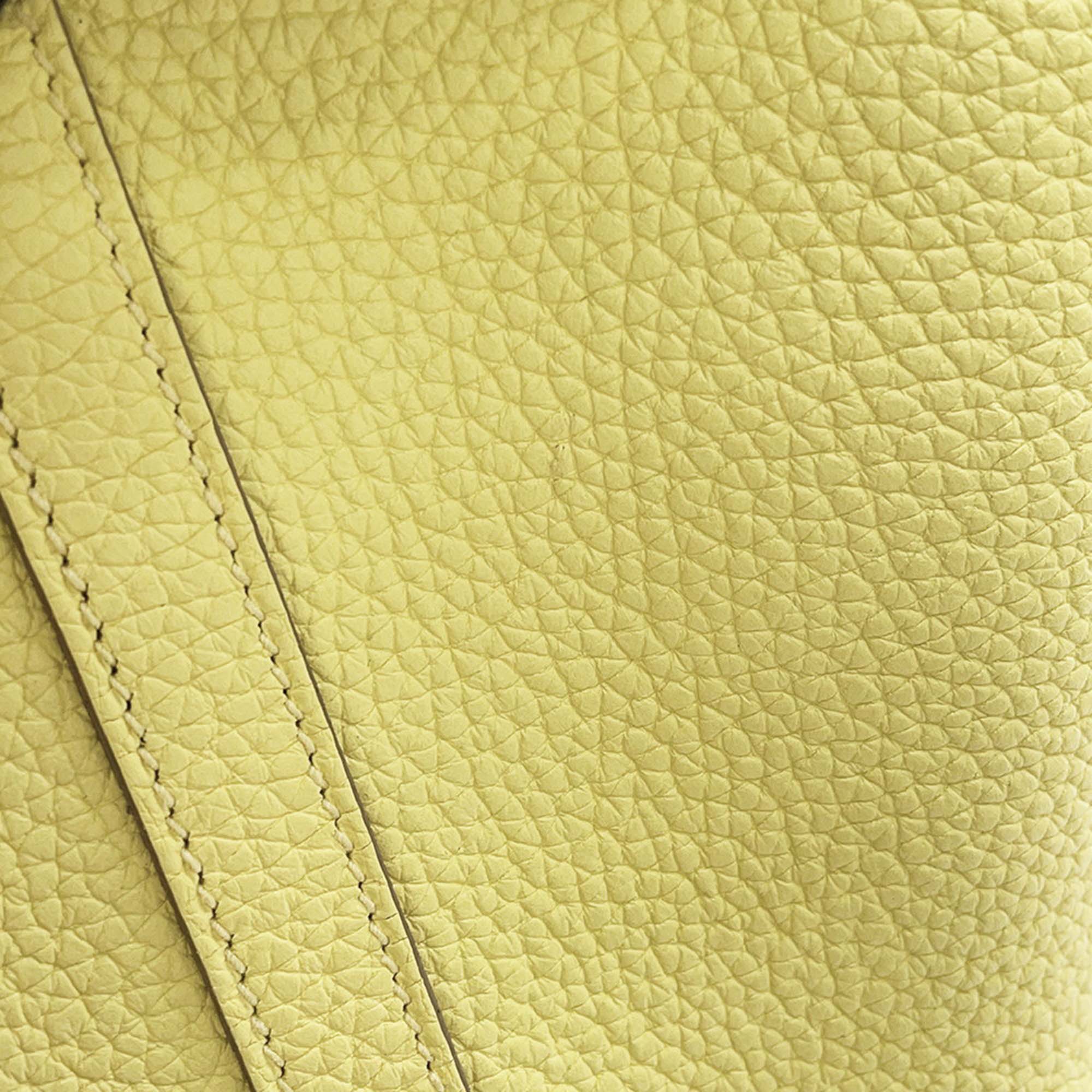 Hermès Clemence Picotin Lock 18 Yellow