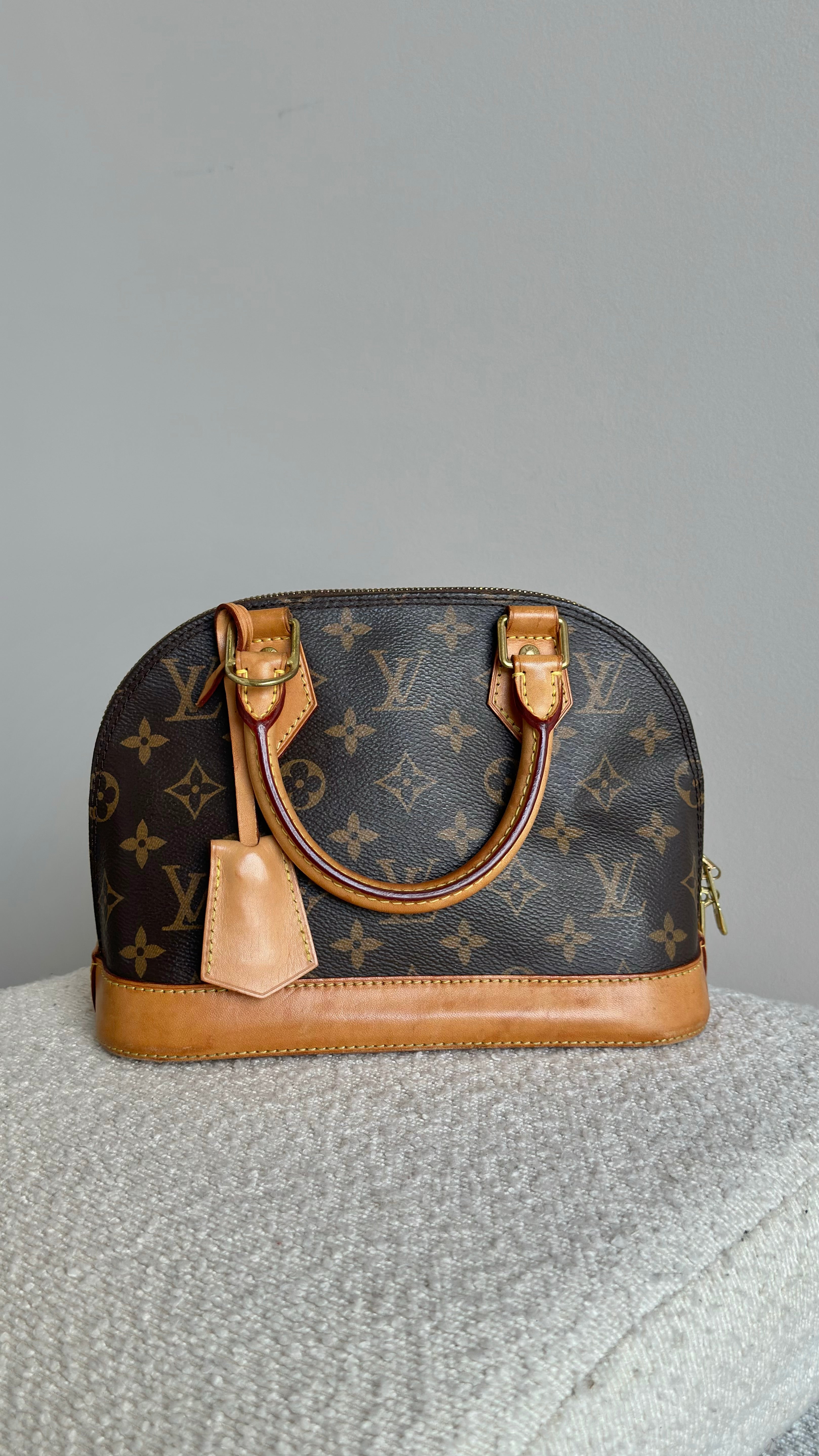 LOUIS VUITTON MONOGRAM ALMA BB IN BROWN