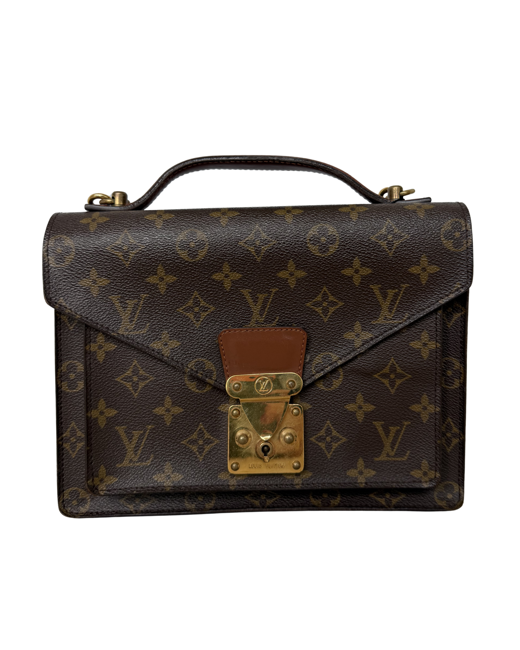 LOUIS VUITTON MONOGRAM MONCEAU BAG IN BROWN
