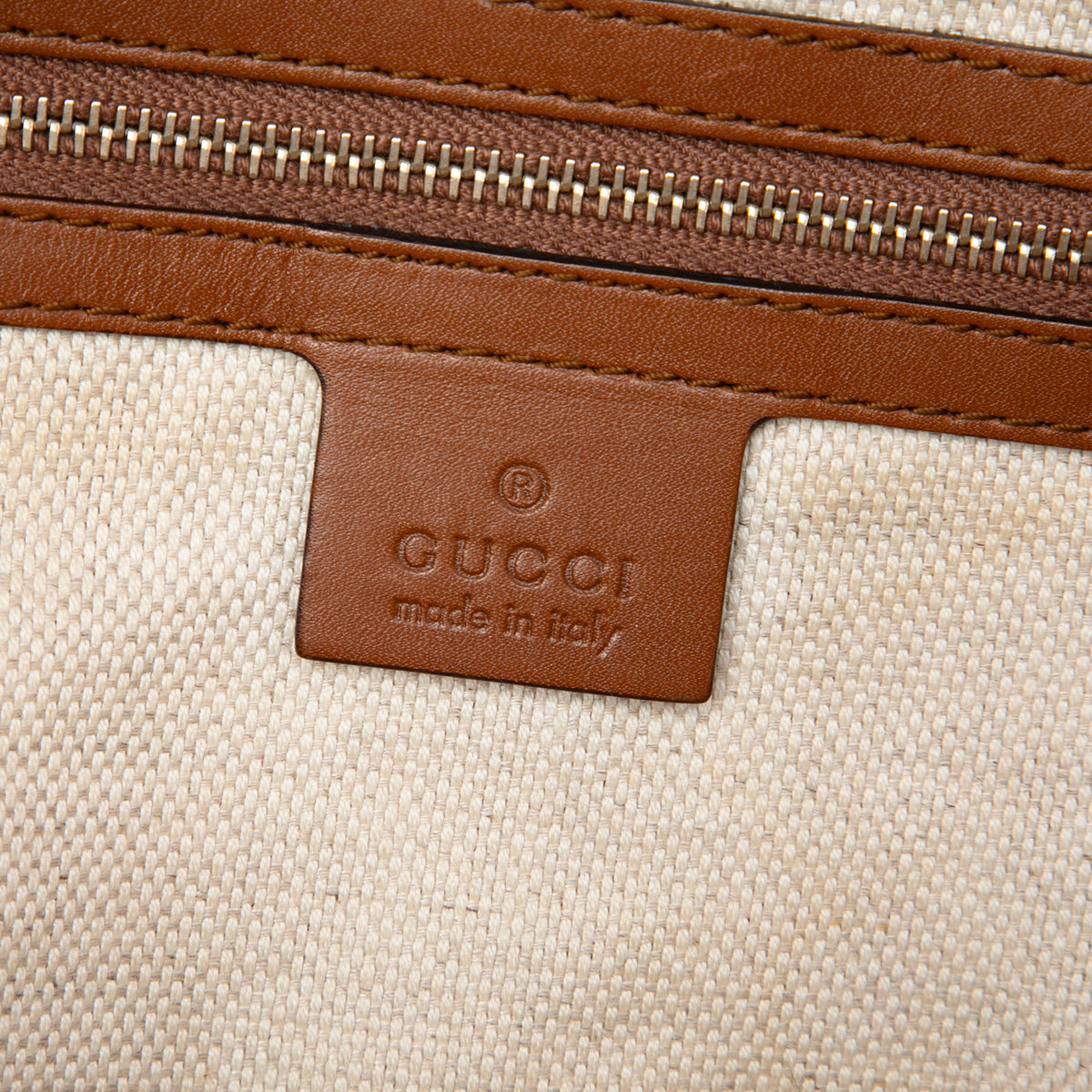 Gucci GG Canvas Brick Lane Satchel Beige