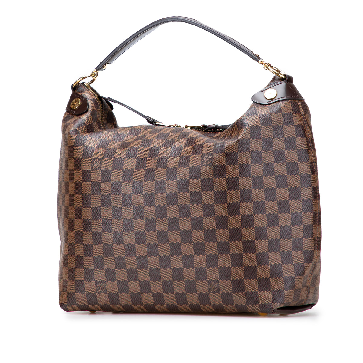 Louis Vuitton Damier Ebene Duomo Hobo Brown