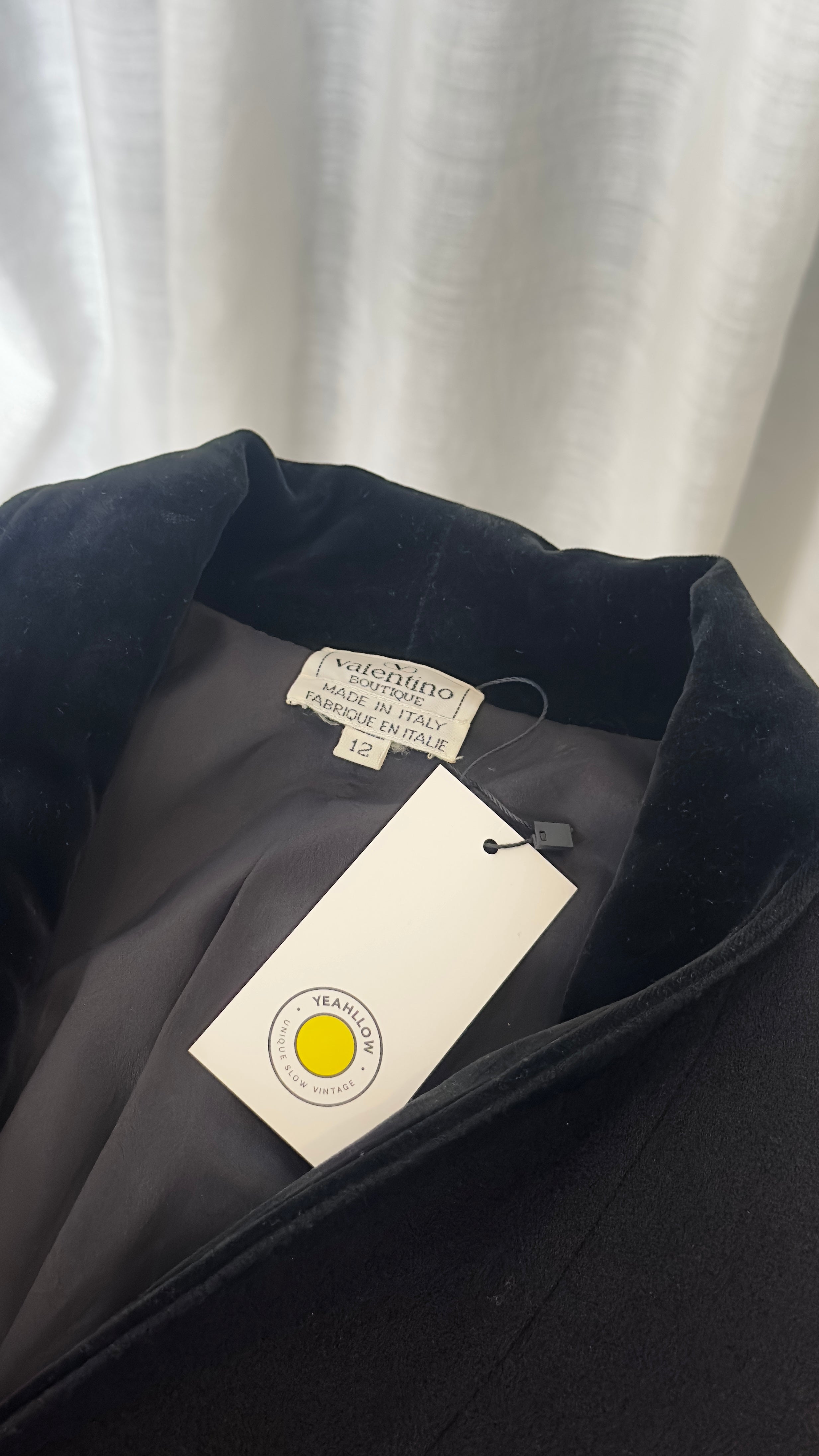 Valentino Vintage Blazer In Black