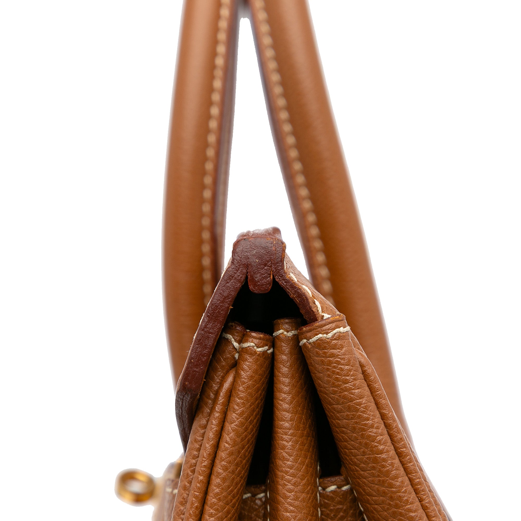 Hermès Courchevel Birkin Retourne 35 In Brown