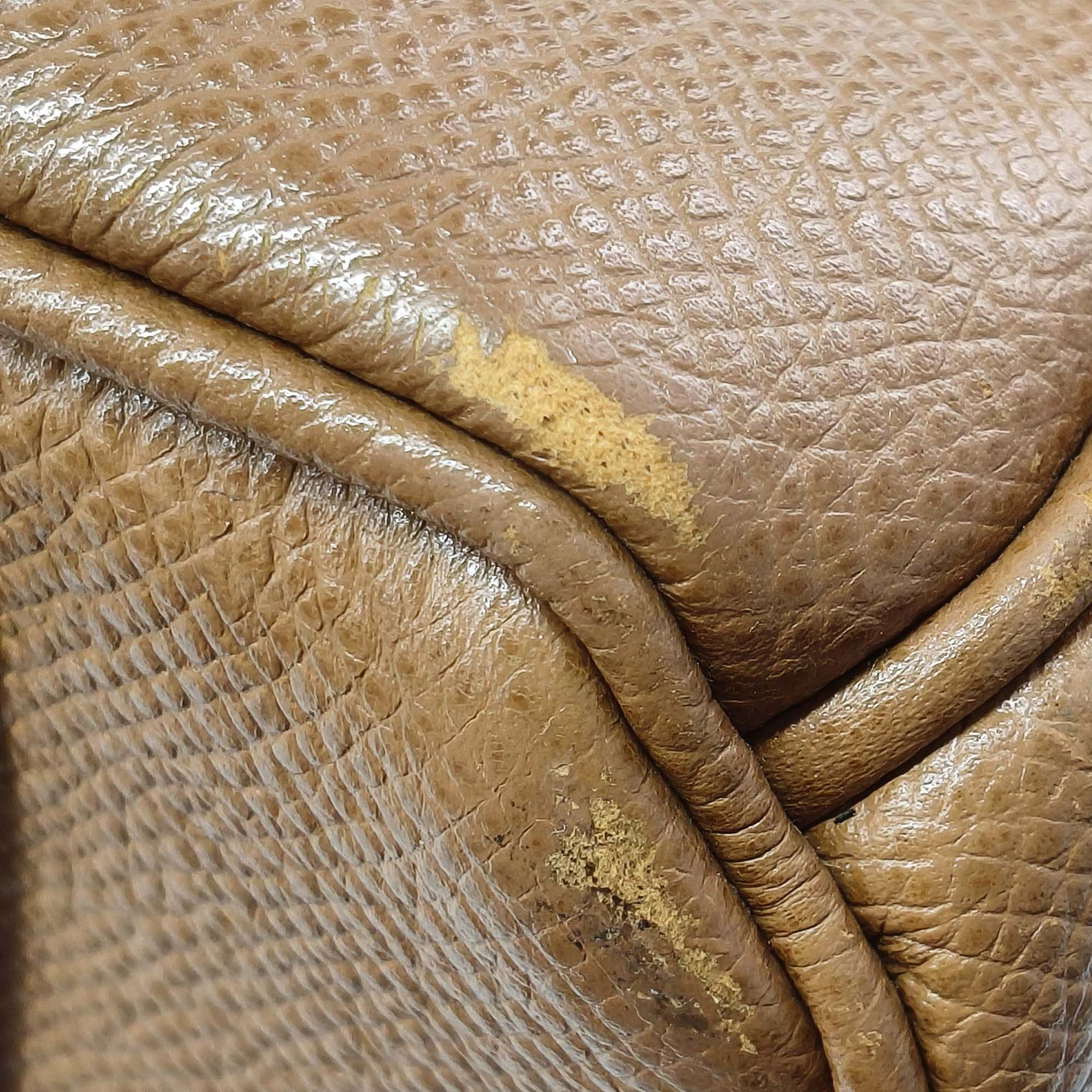 Hermès Courchevel Birkin Retourne 35 In Brown