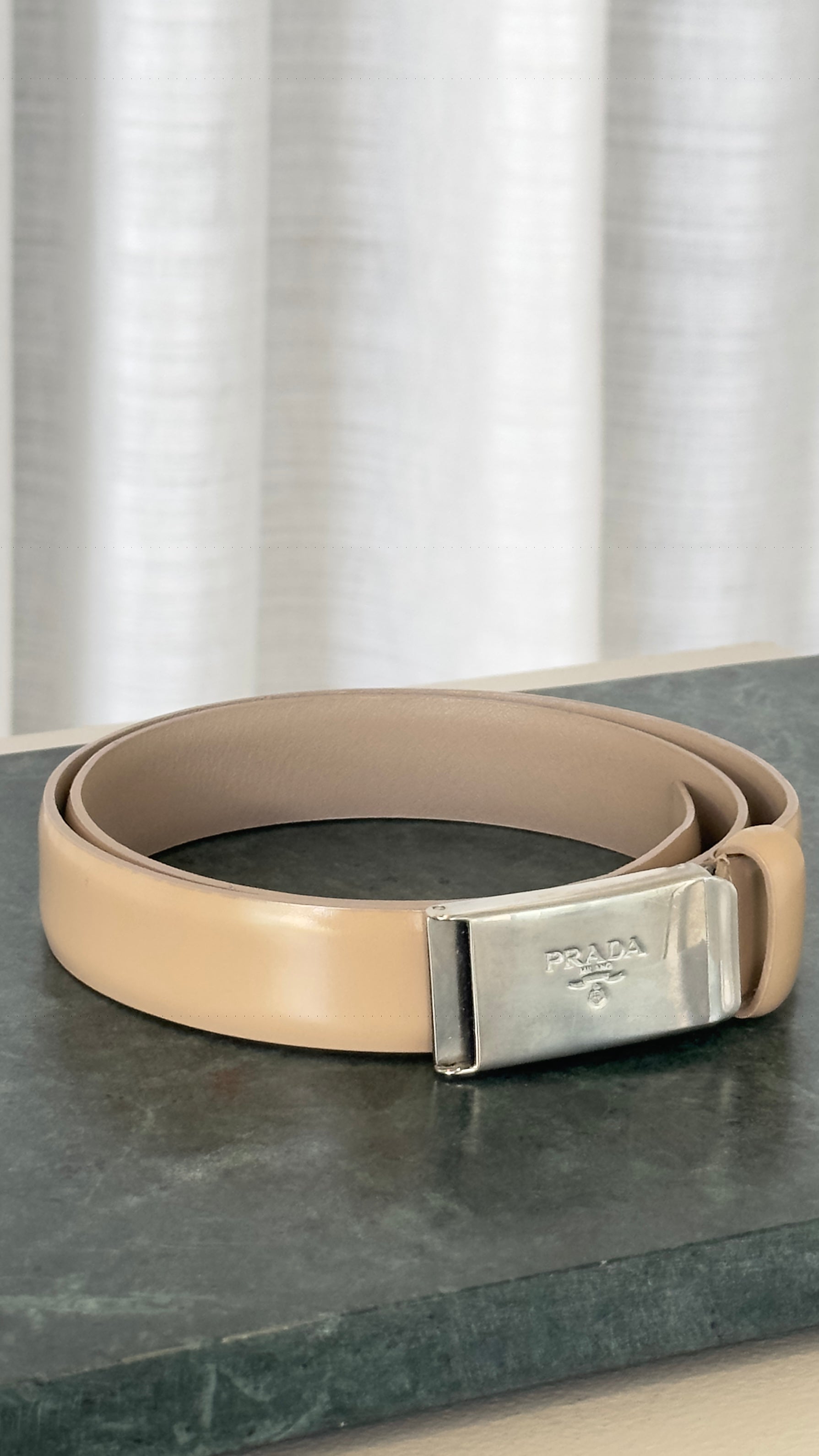 PRADA BELT IN BEIGE
