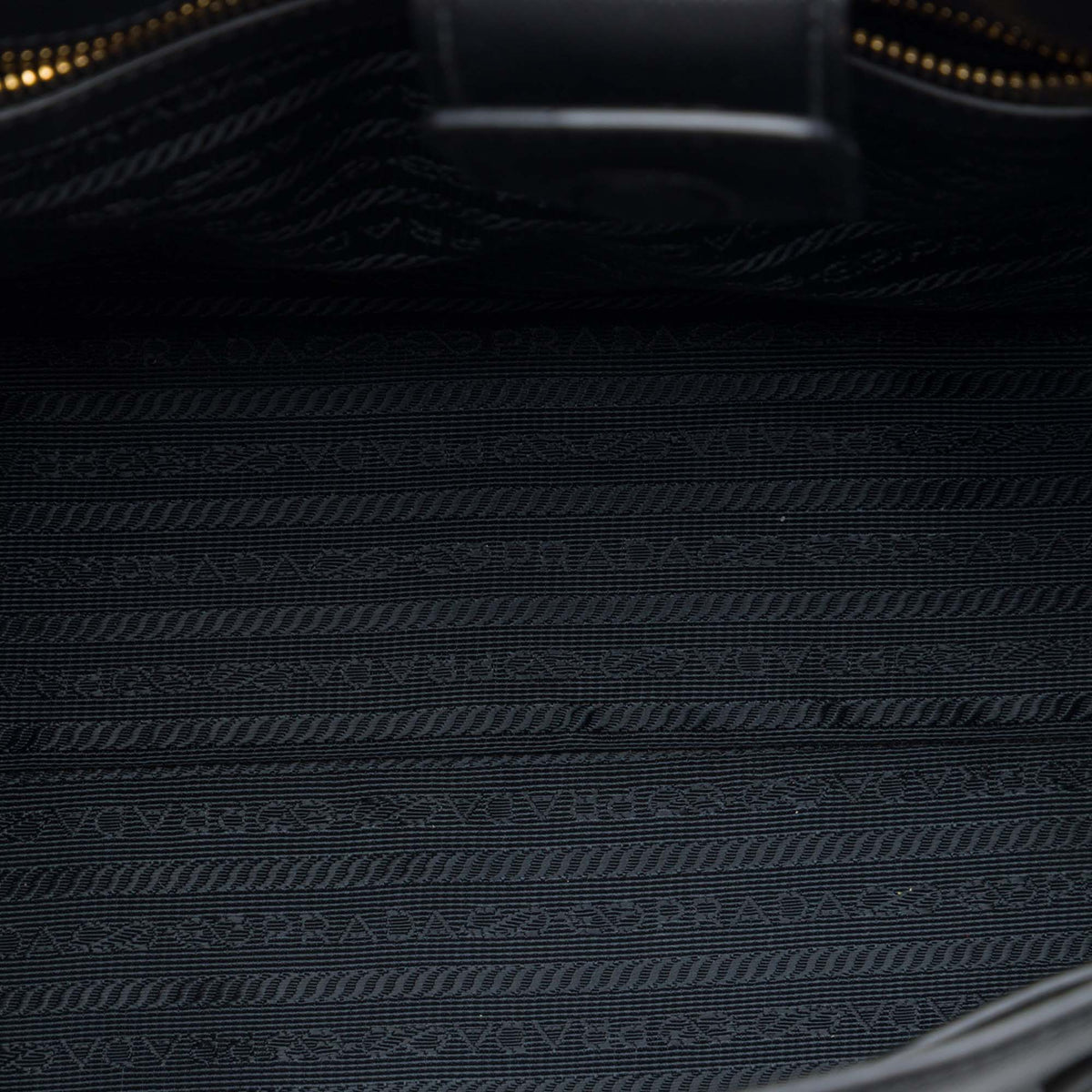Prada Medium Saffiano Lux Open Convertible Tote in Black