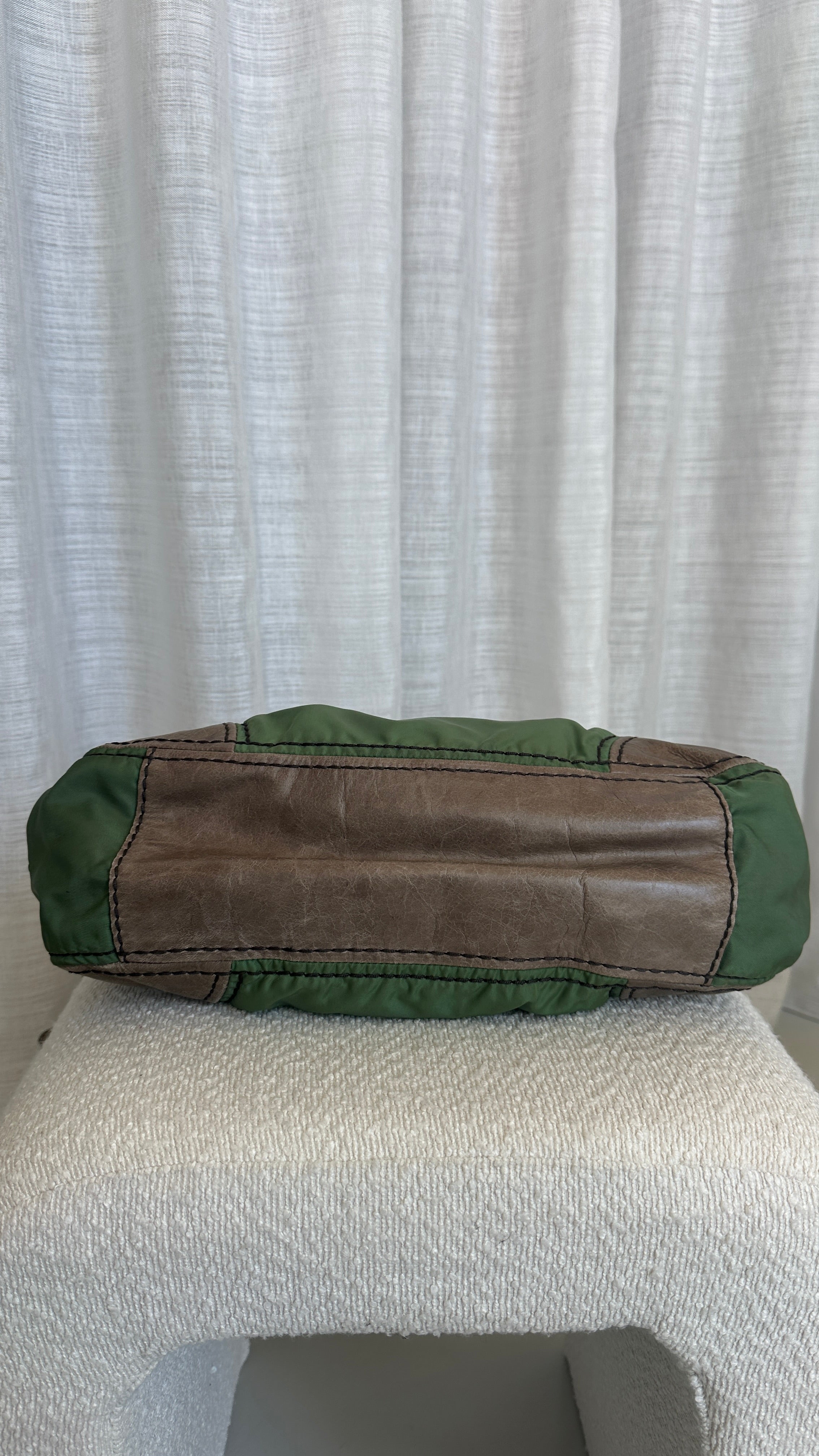 Prada Vintage Nylon and Leather Bag