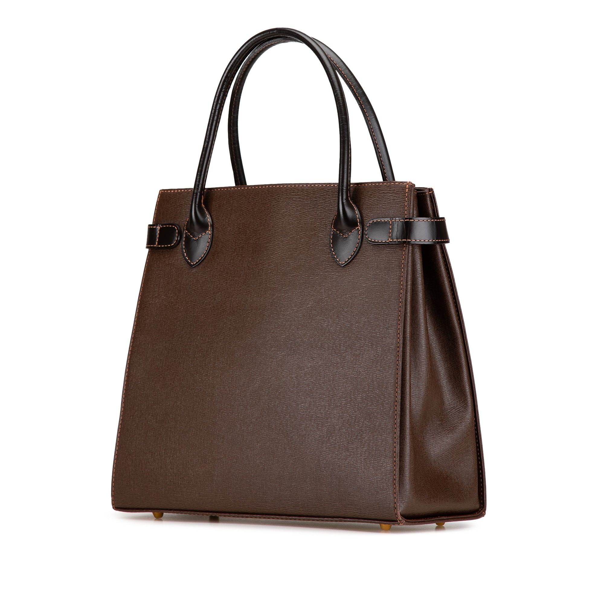 Burberry Leather Handbag In Brown