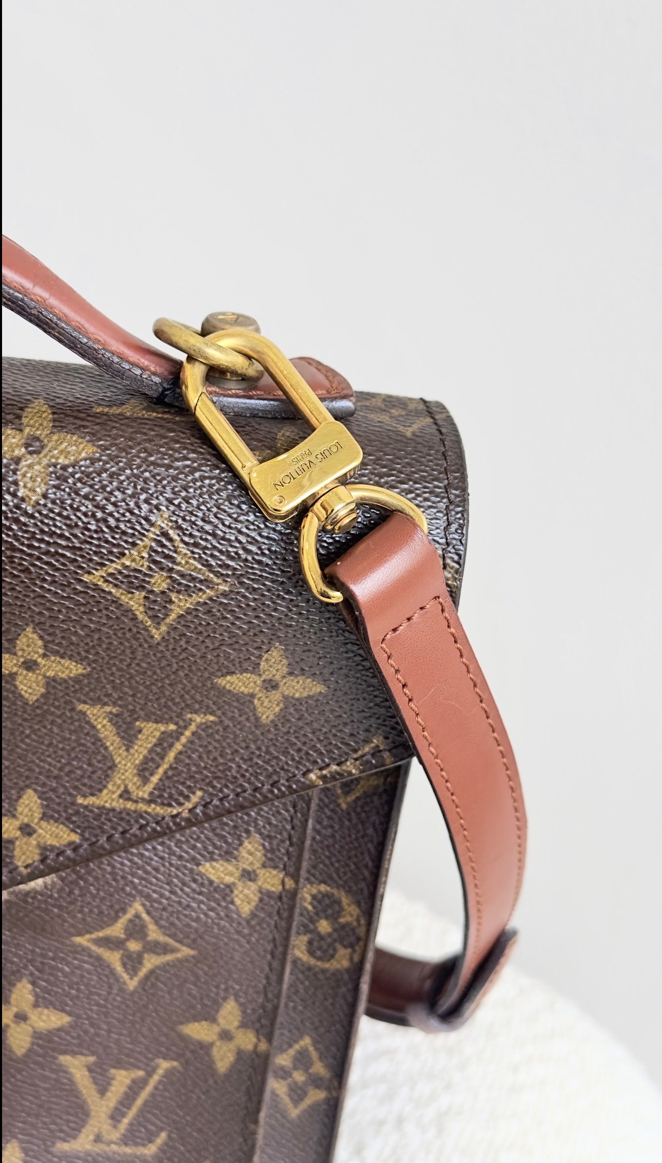 LOUIS VUITTON MONOGRAM MONCEAU BAG IN BROWN