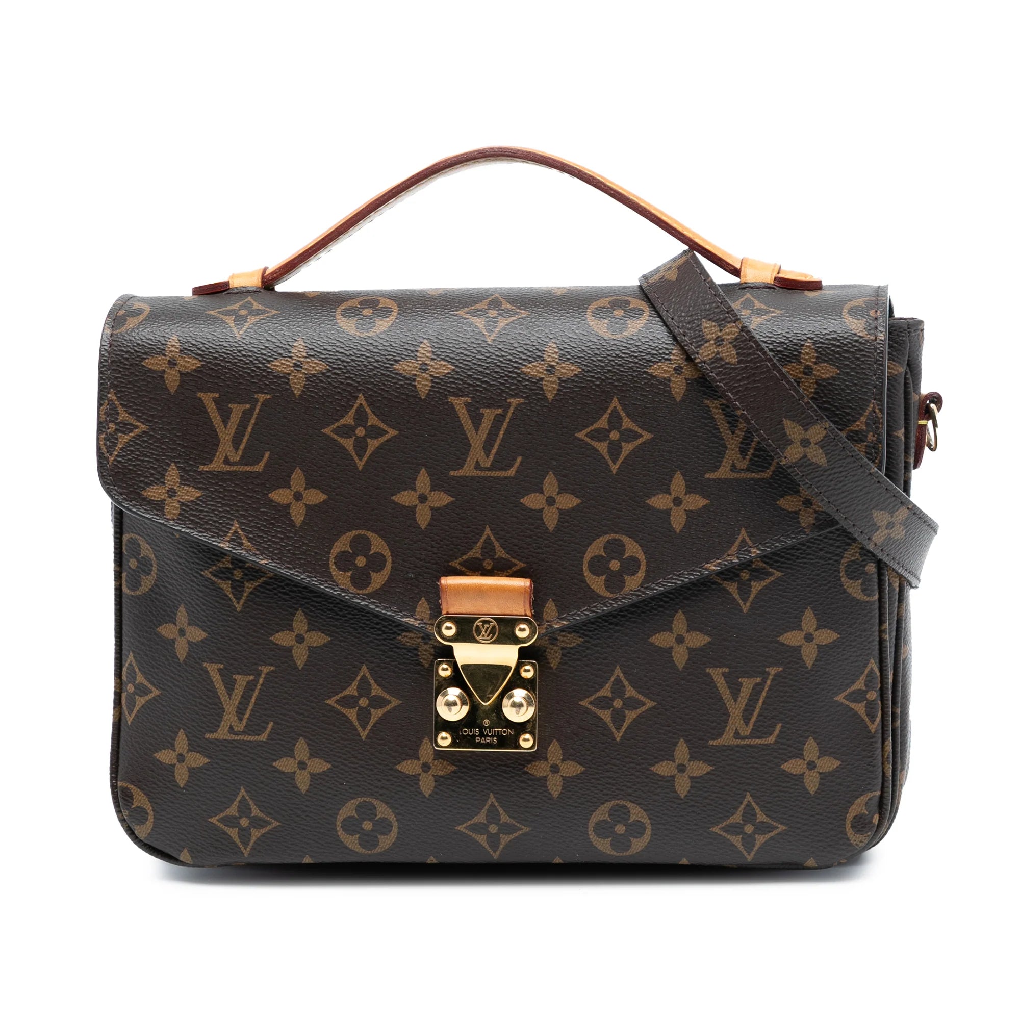 LOUIS VUITTON MONOGRAM POCHETTE METIS IN BROWN