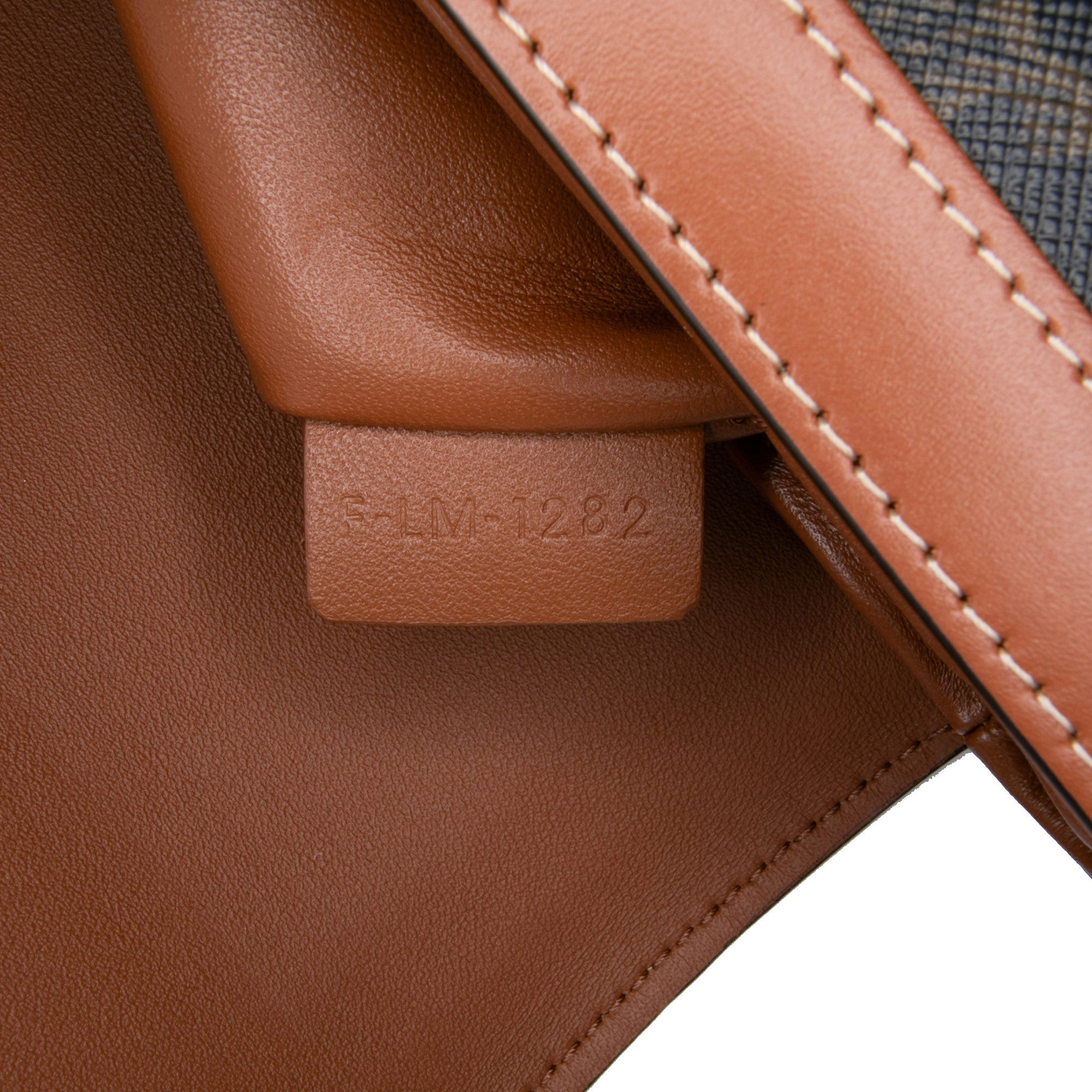 Celine Classique Triomphe Coated Canvas and Calfskin Triomphe Crossbody