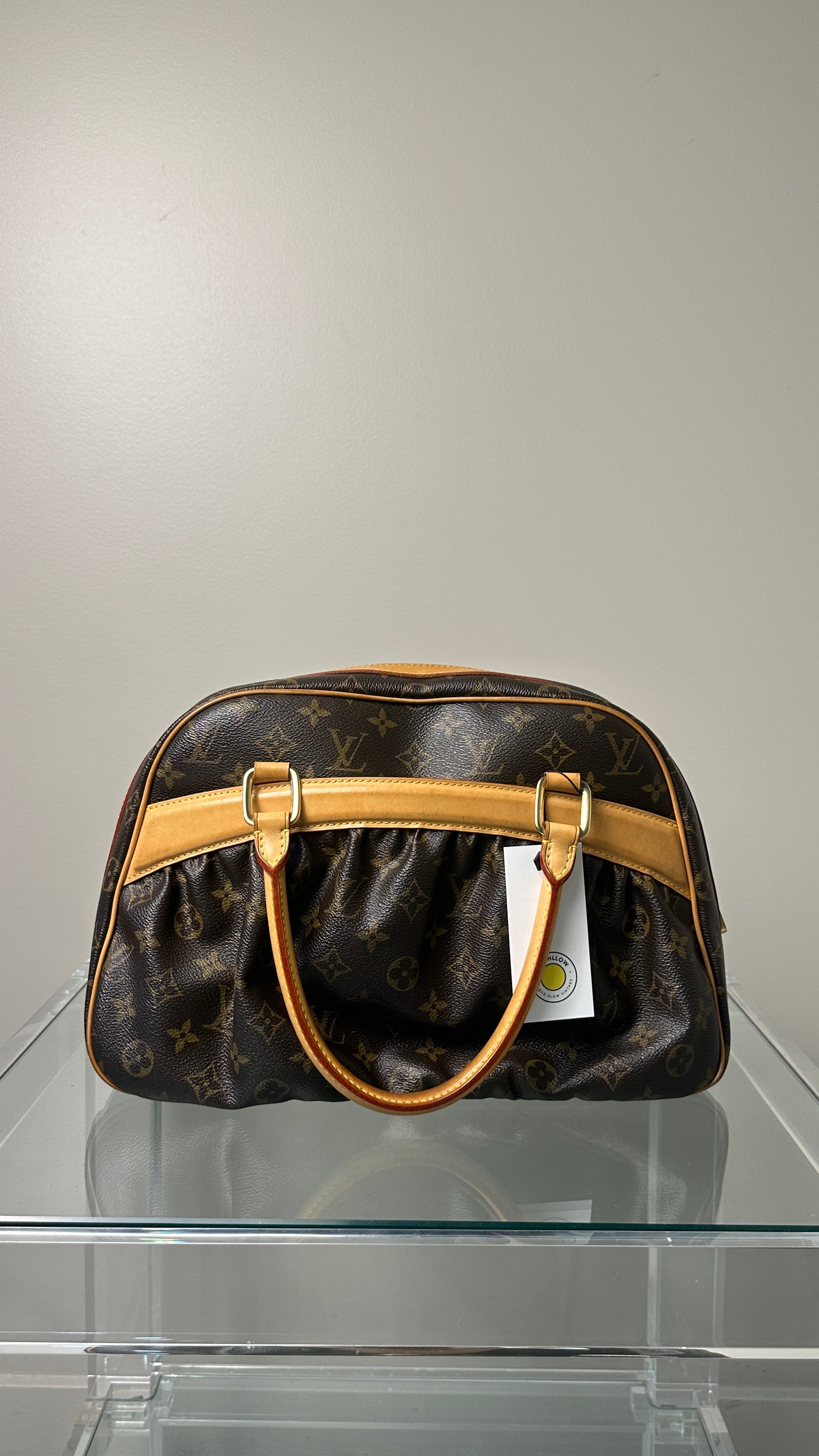 LOUIS VUITTON VINTAGE MONOGRAM HANDBAG IN BROWN